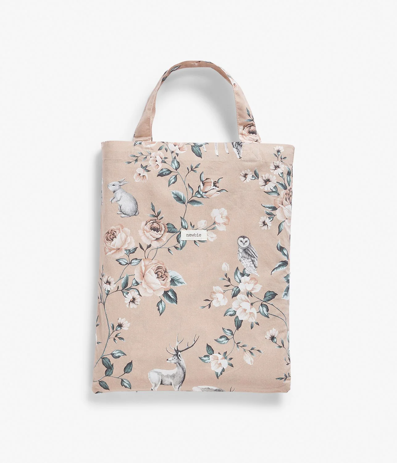 Kids pink forest print bedding set 140x200 - Image 4