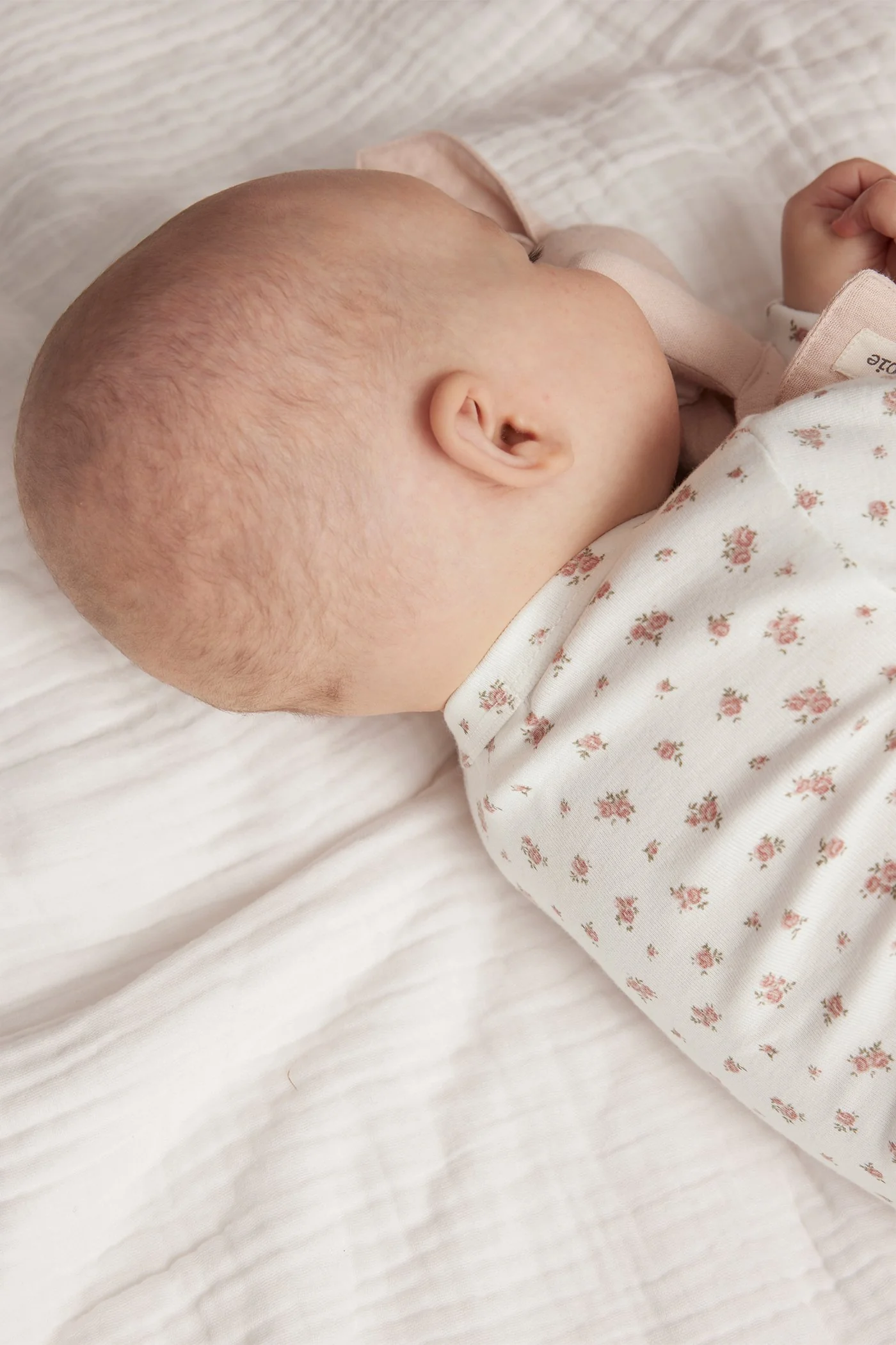 Baby white floral extender bodysuit - Image 4