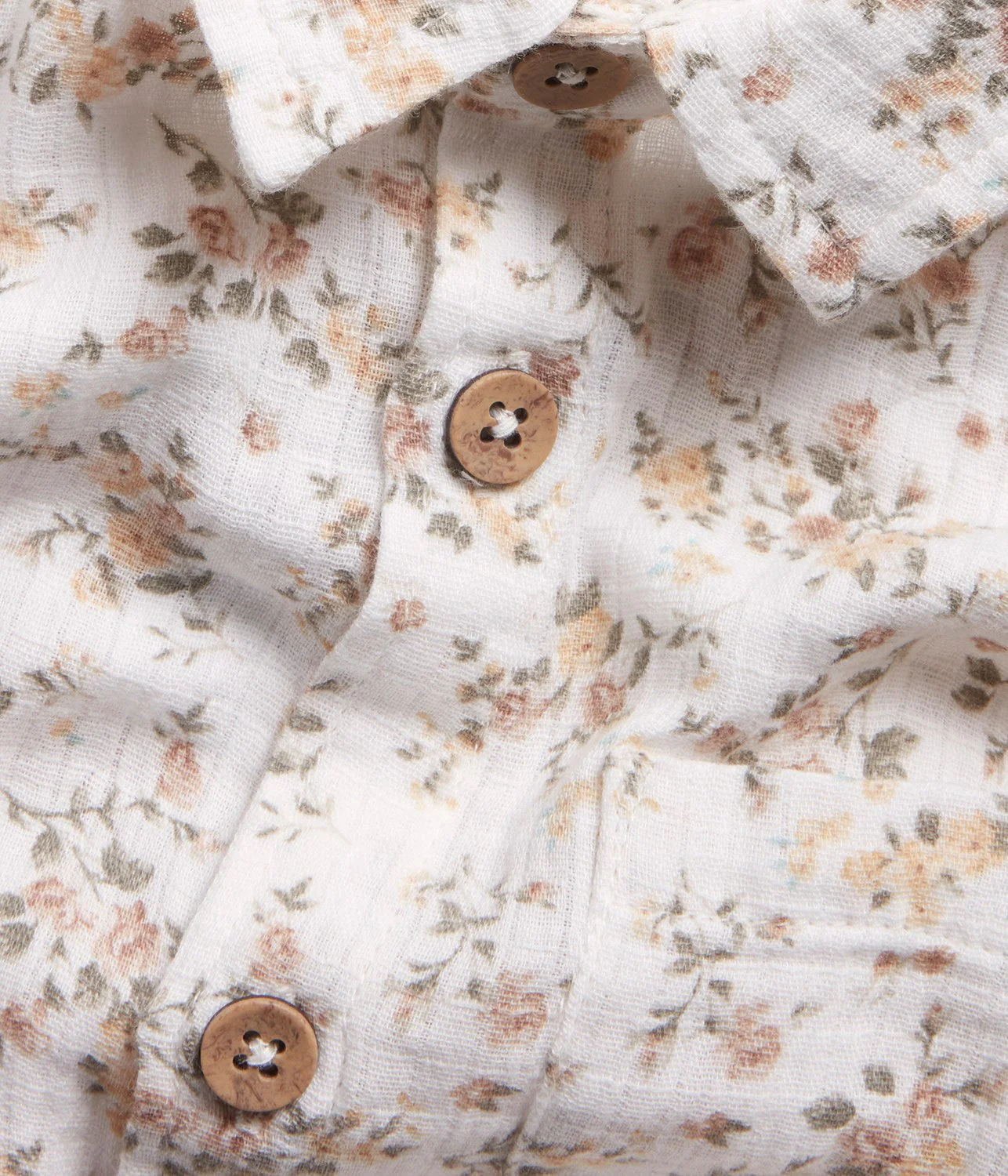 Baby & Kids white floral shirt - Image 2