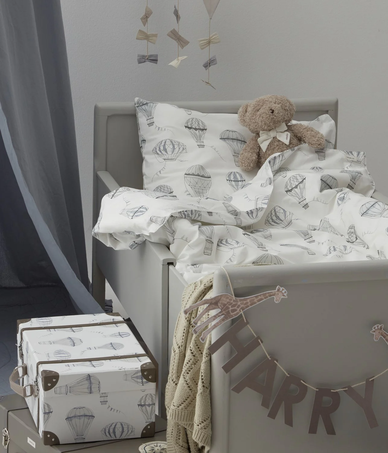 Baby balloon patterned bedding set 120*140 - Image 3