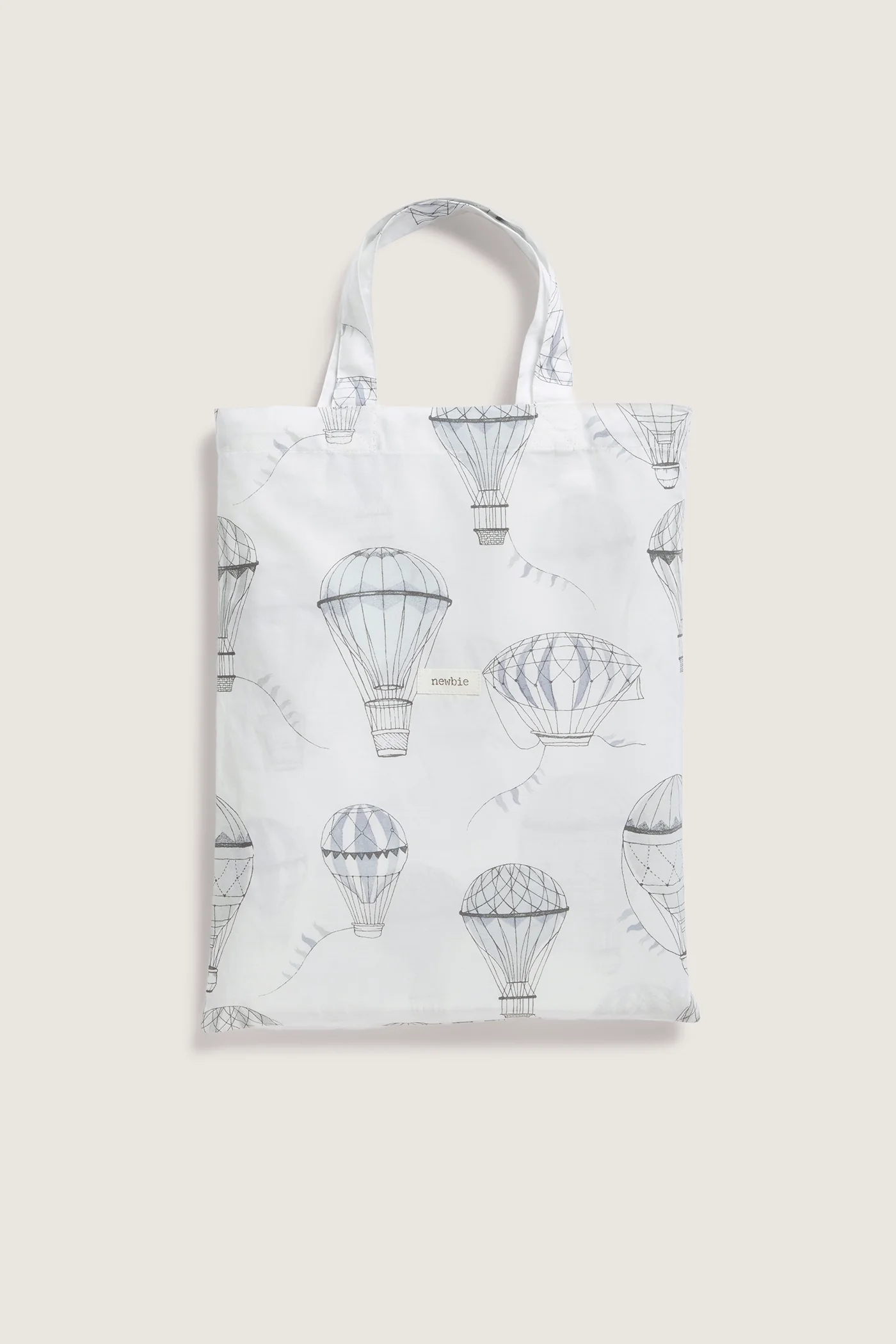 Kids white hot air balloons bedding set 140x200 - Image 2