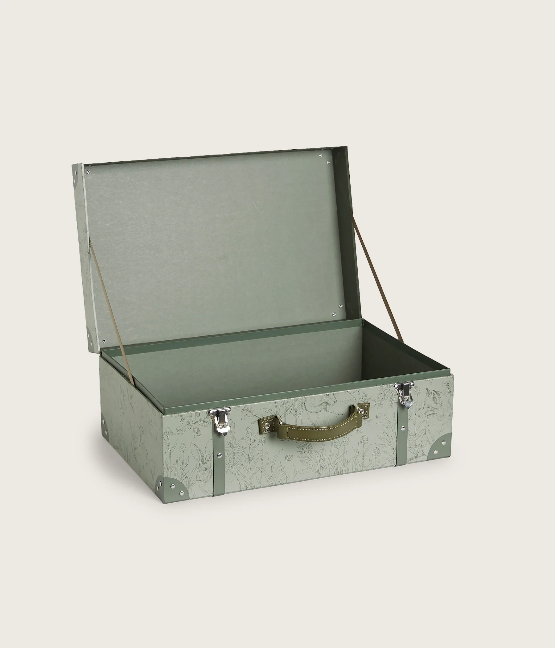 Green forest print trunk - Image 2
