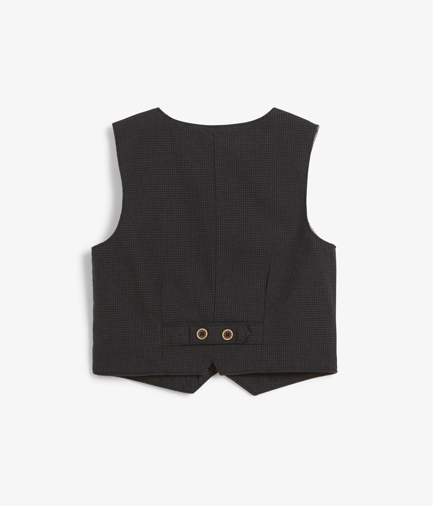 Kids black waistcoat - Image 2