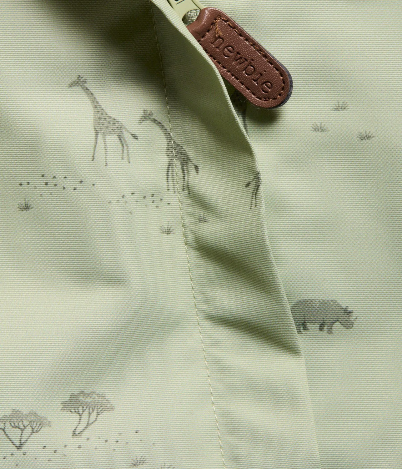 Baby green safari pattern overall - Image 3
