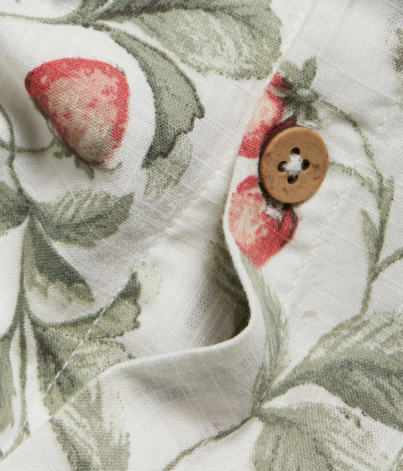 Baby & kids white strawberry shirt - Image 2