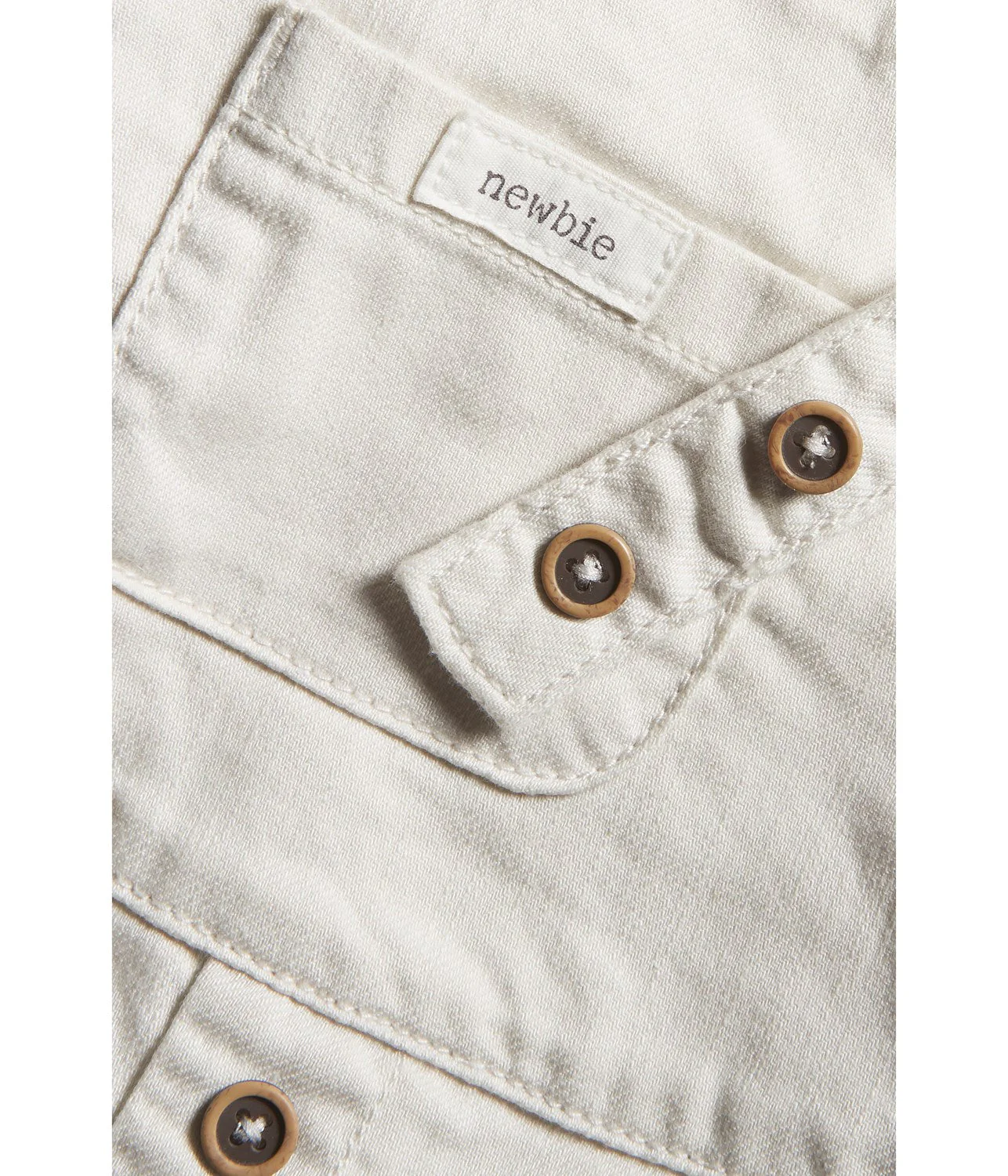 Baby white suspender shorts - Image 5
