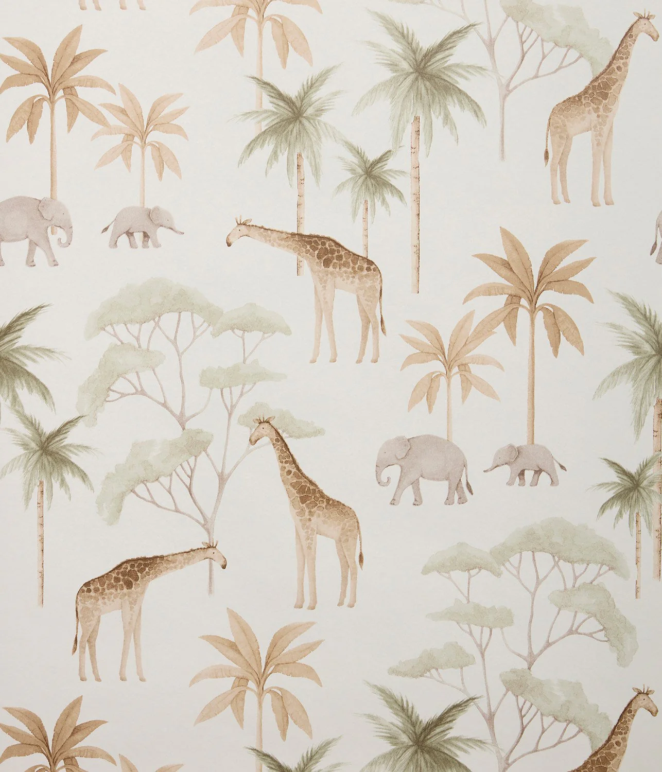 Savannah white safari wallpaper - Image 3