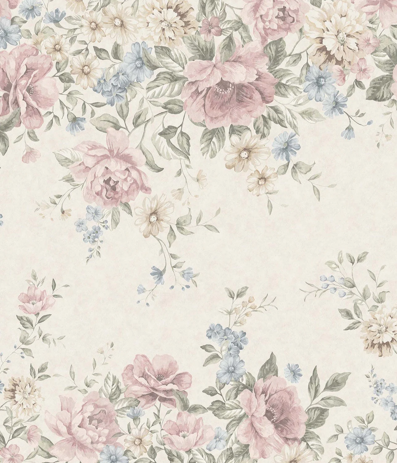 Flower Garden Mural beige wallpaper - Image 4