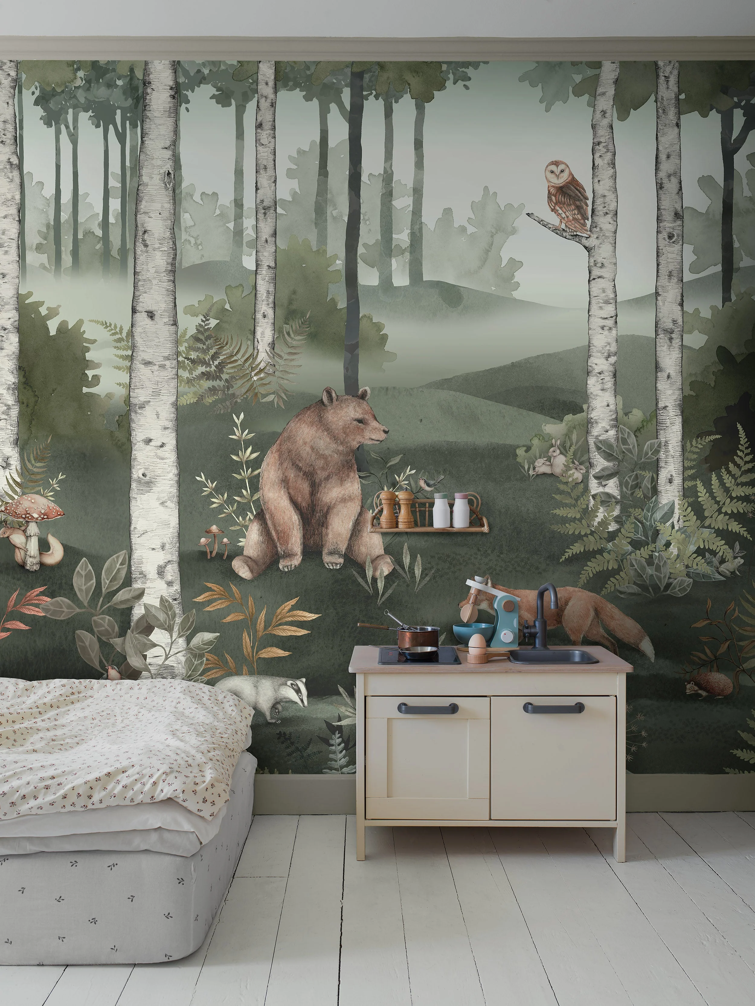 Wild Forest Mural wallpaper - Image 5