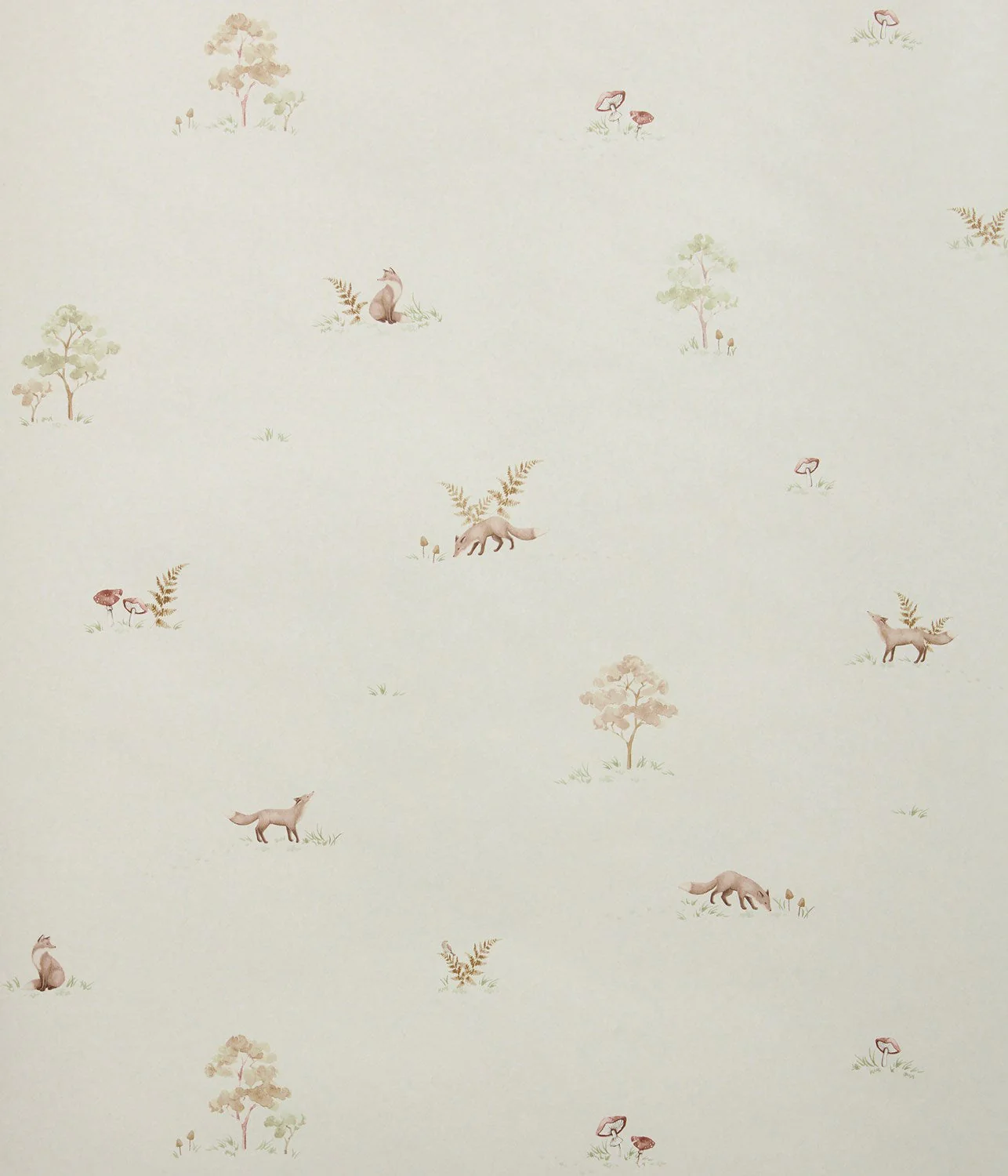 Little Fox beige wallpaper - Image 3