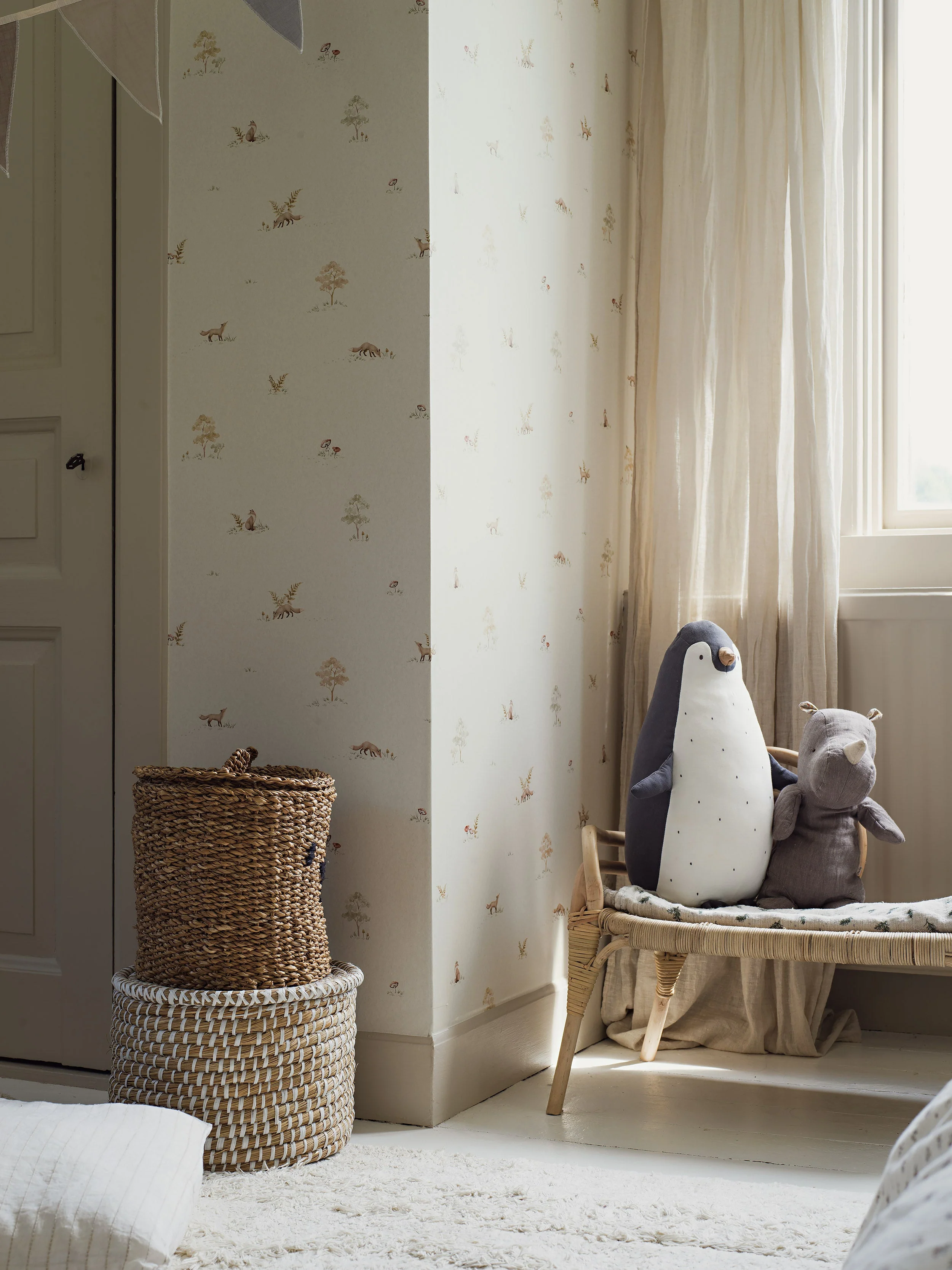 Little Fox beige wallpaper - Image 7