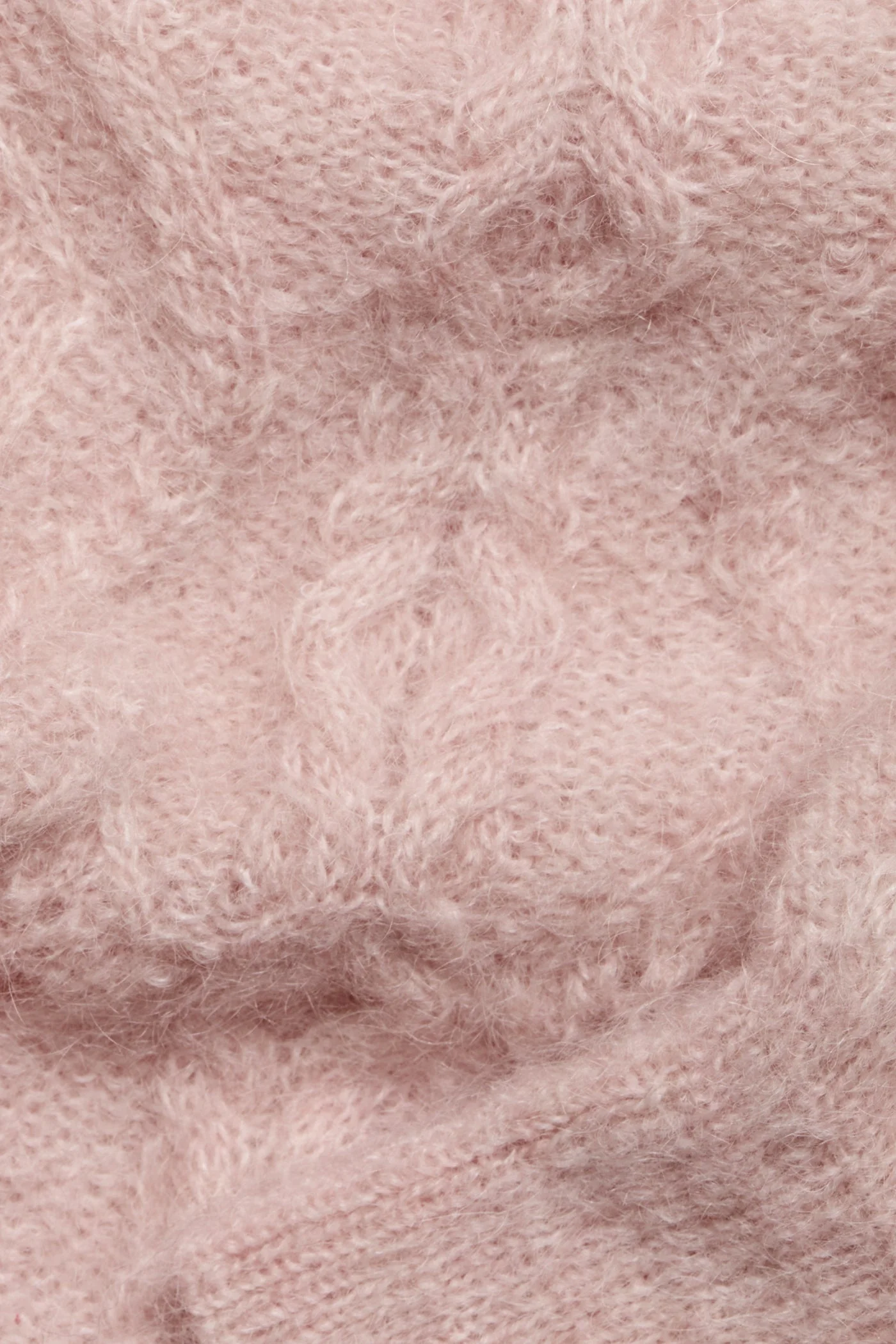 Womens pink pattern knitted jumper - Image 4