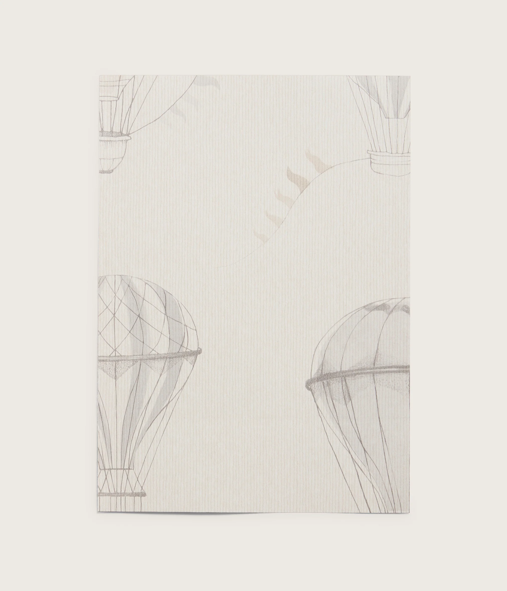Up In The Sky beige wallpaper sample