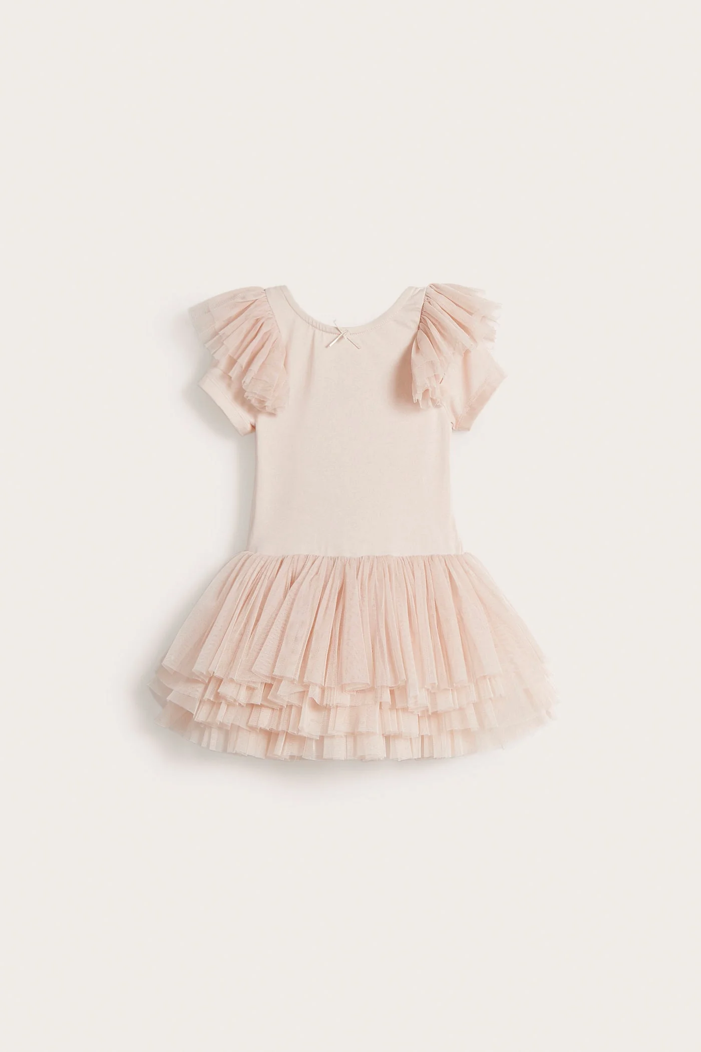 Baby & kids' pink ballerina mesh dress - Image 2