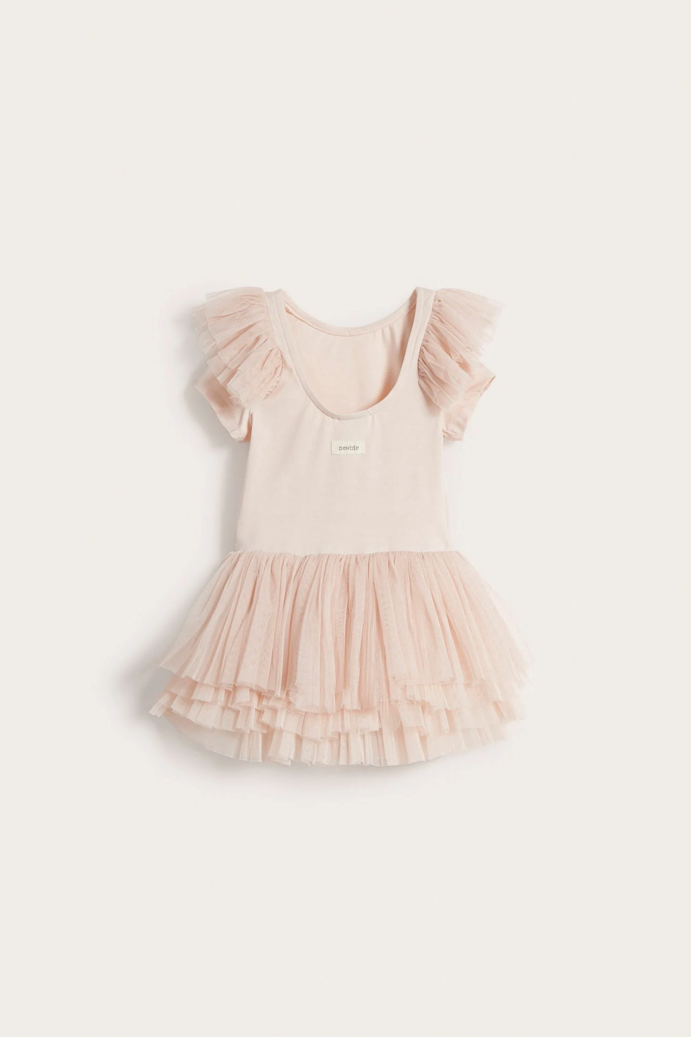 Baby & kids' pink ballerina mesh dress - Image 4