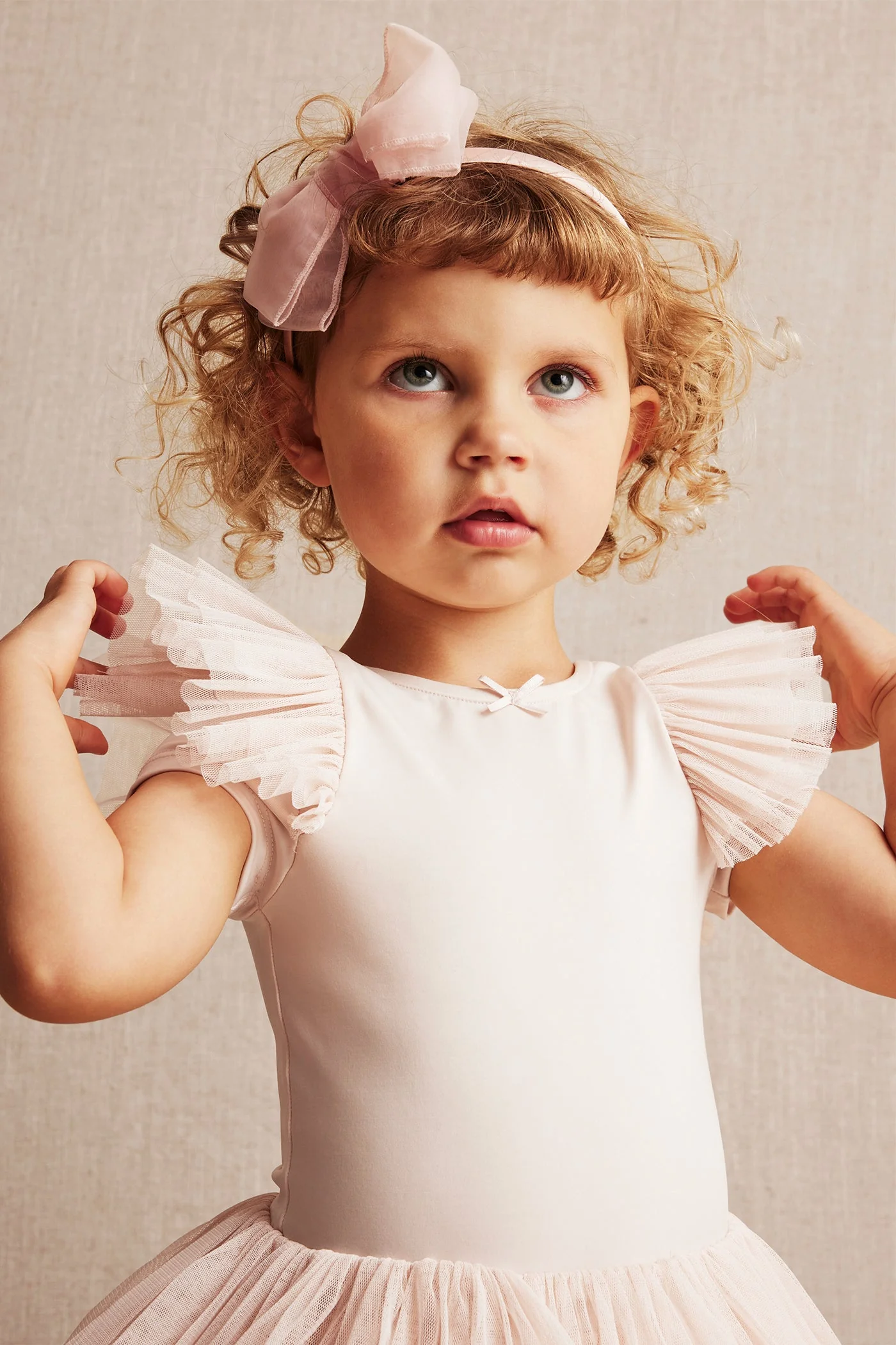 Baby & kids' pink ballerina mesh dress - Image 7