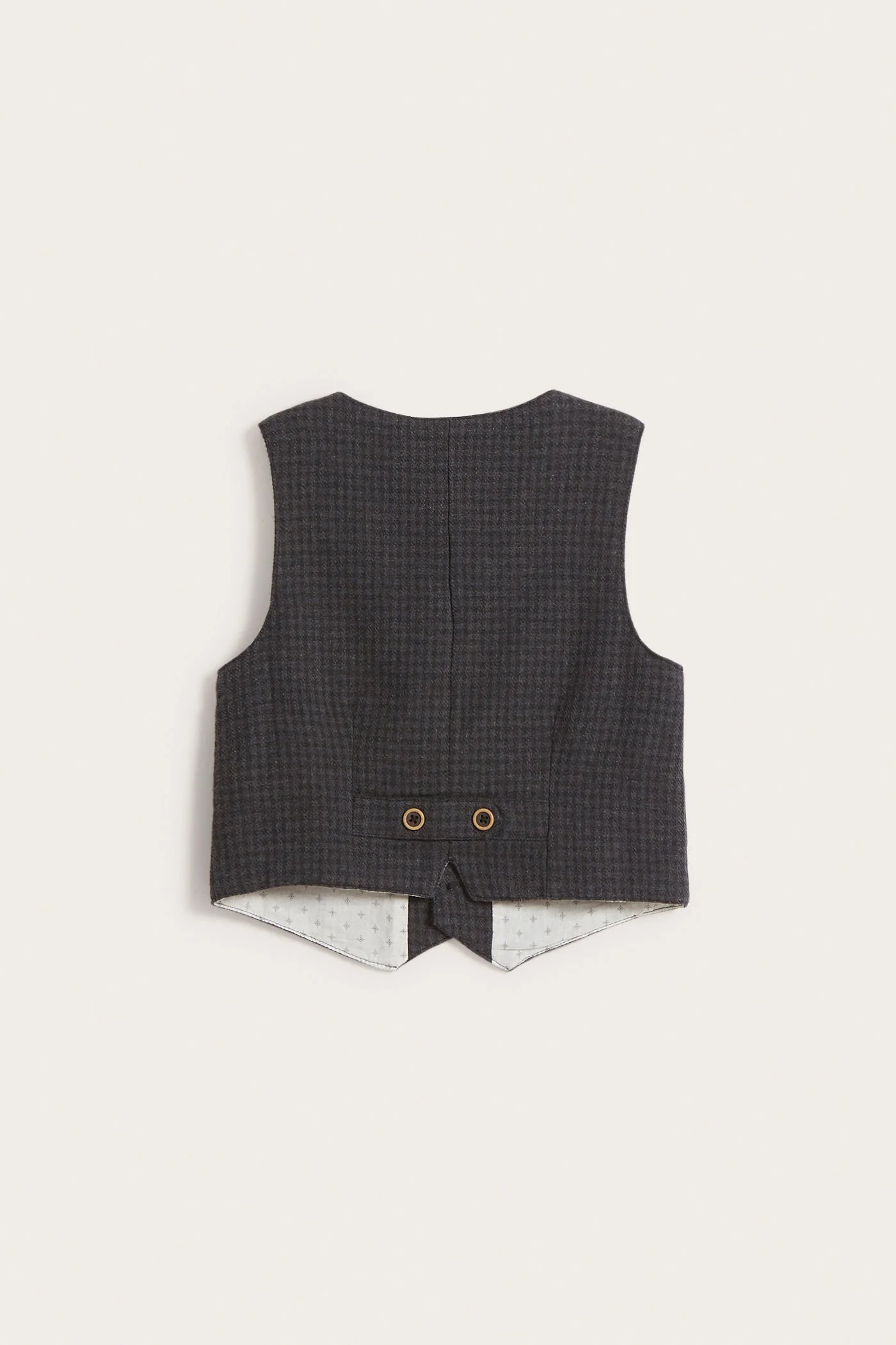 Kids' dark grey waistcoat - Image 4