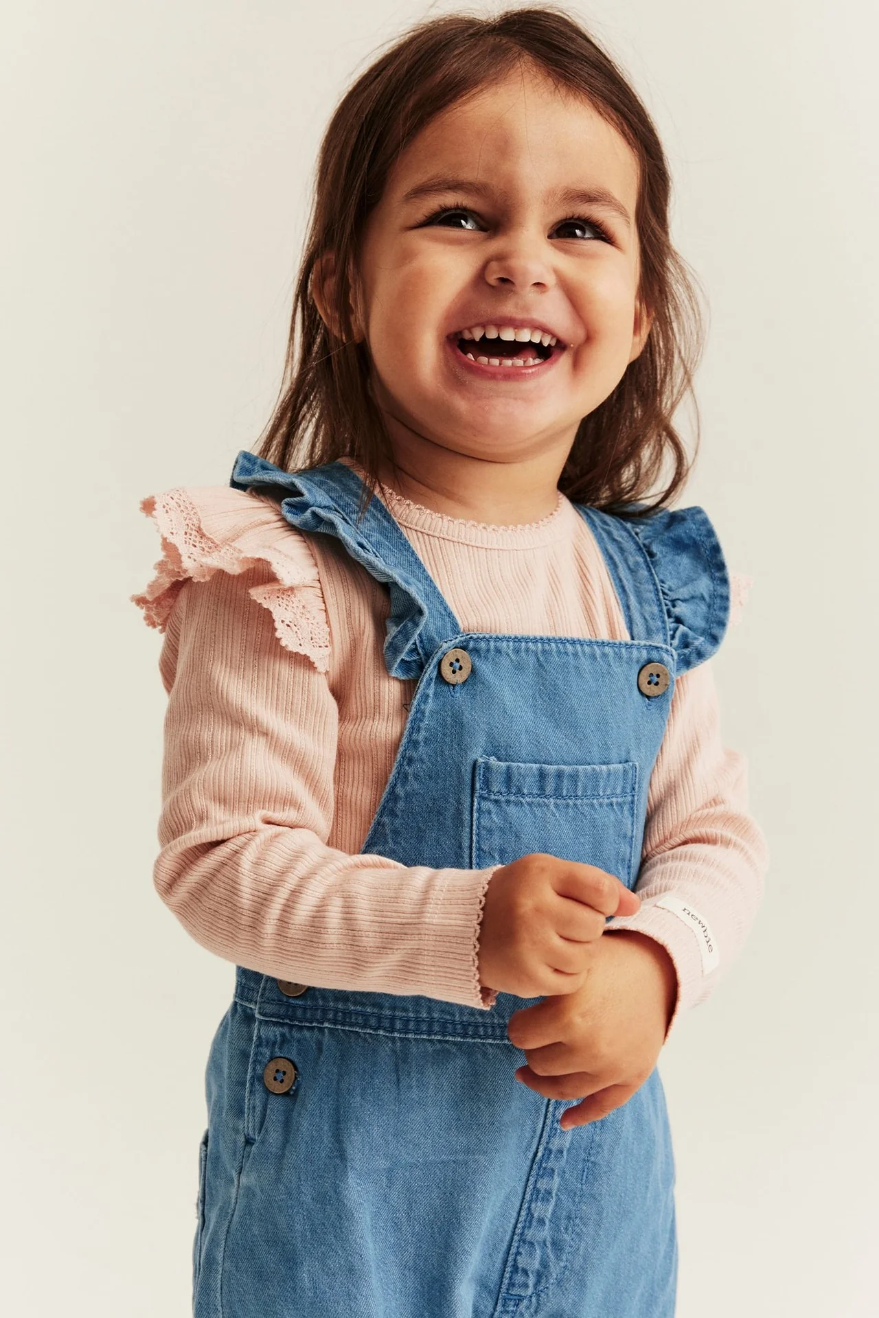 Baby blue denim dungarees - Image 3