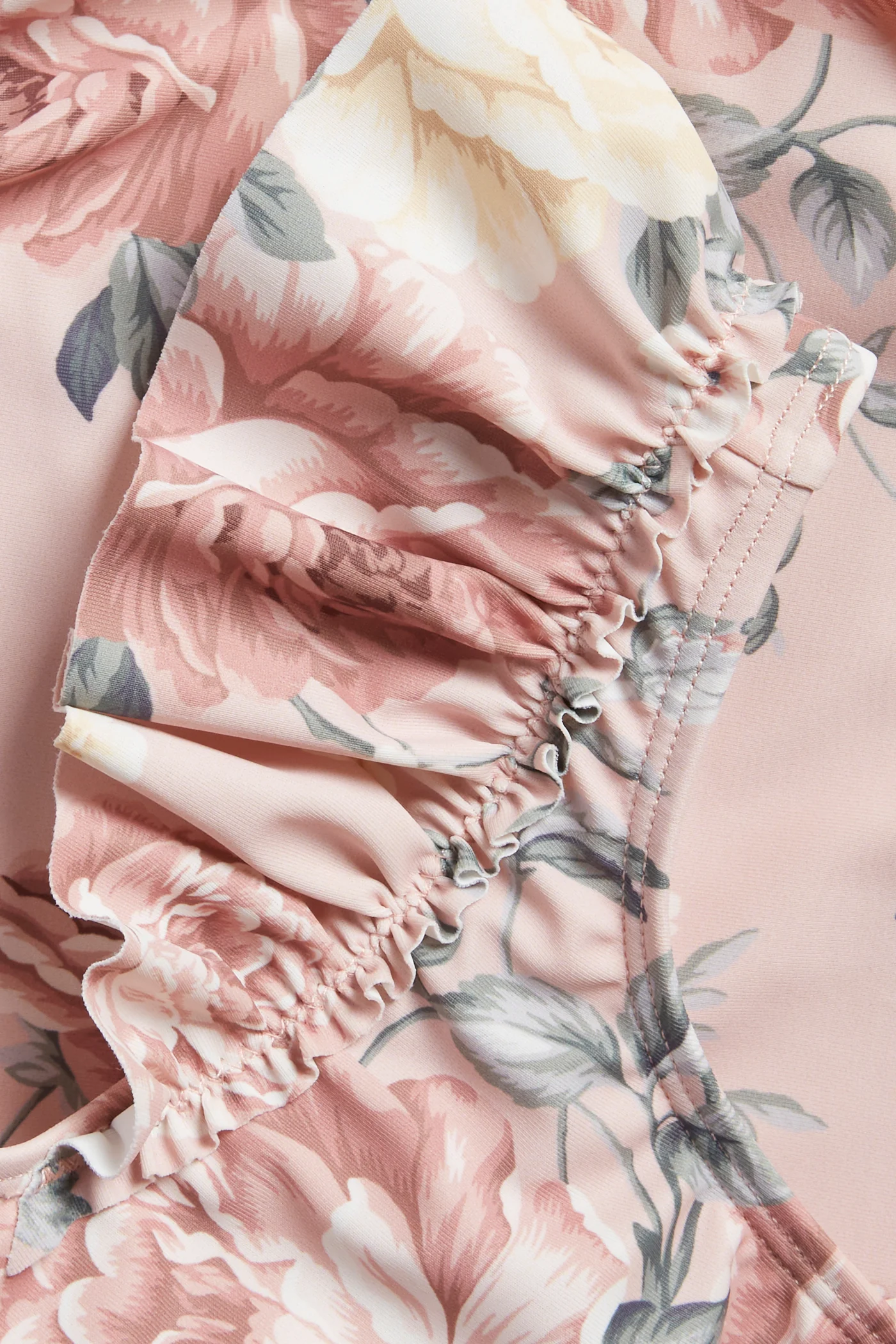 Baby & kids' pink floral swimsuit - Image 2