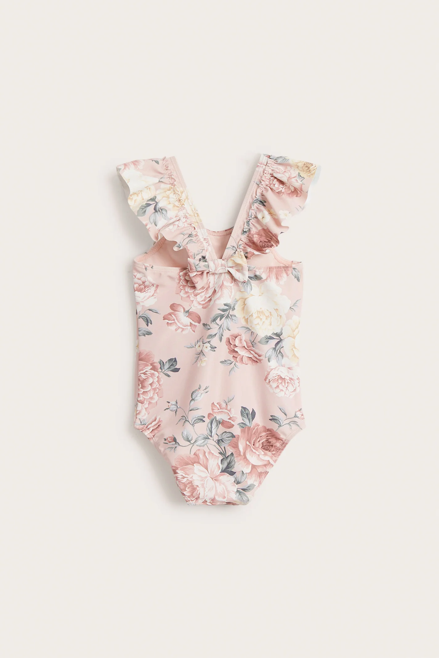 Baby & kids' pink floral swimsuit - Image 3
