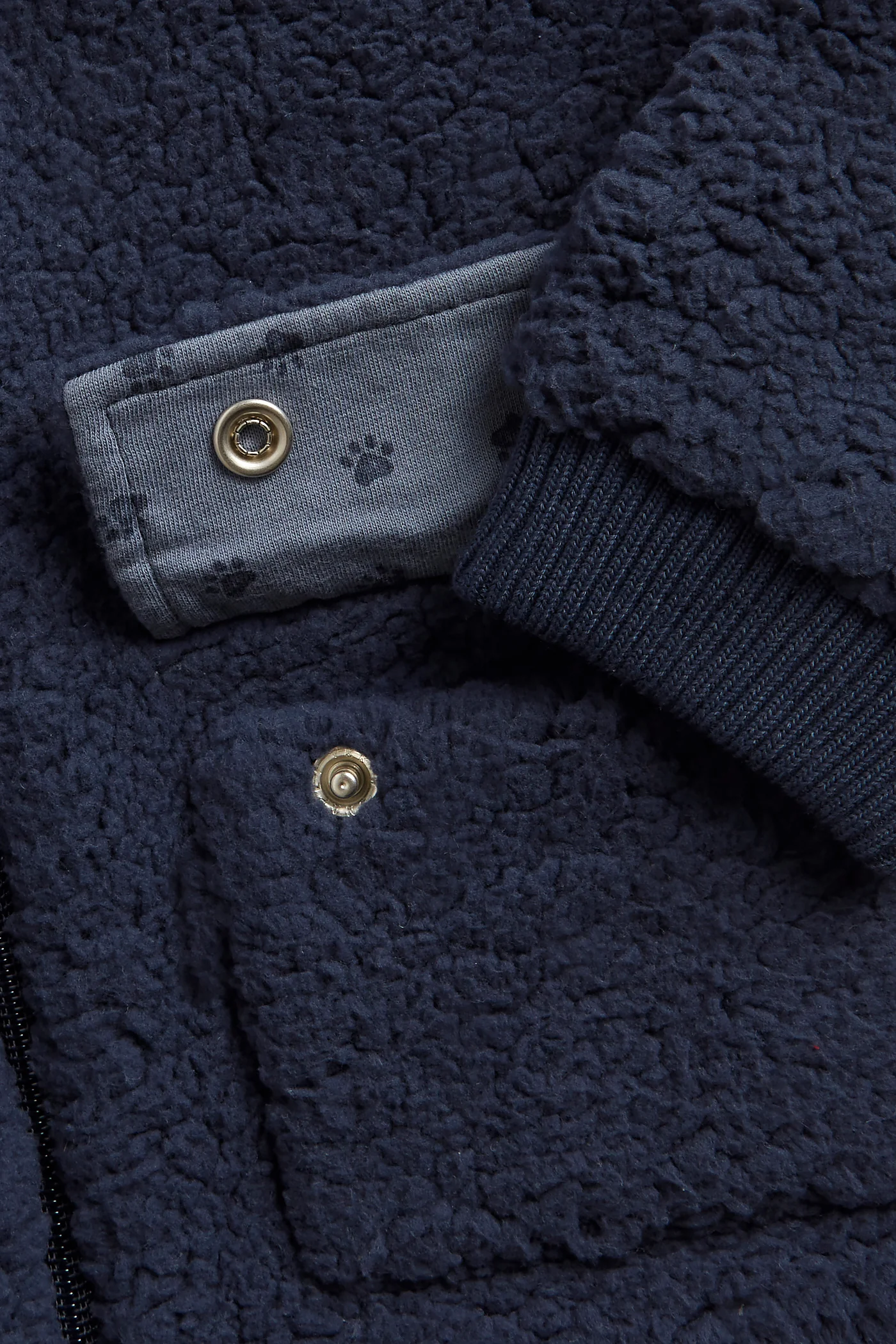 Baby & kids' blue pile jacket - Image 5