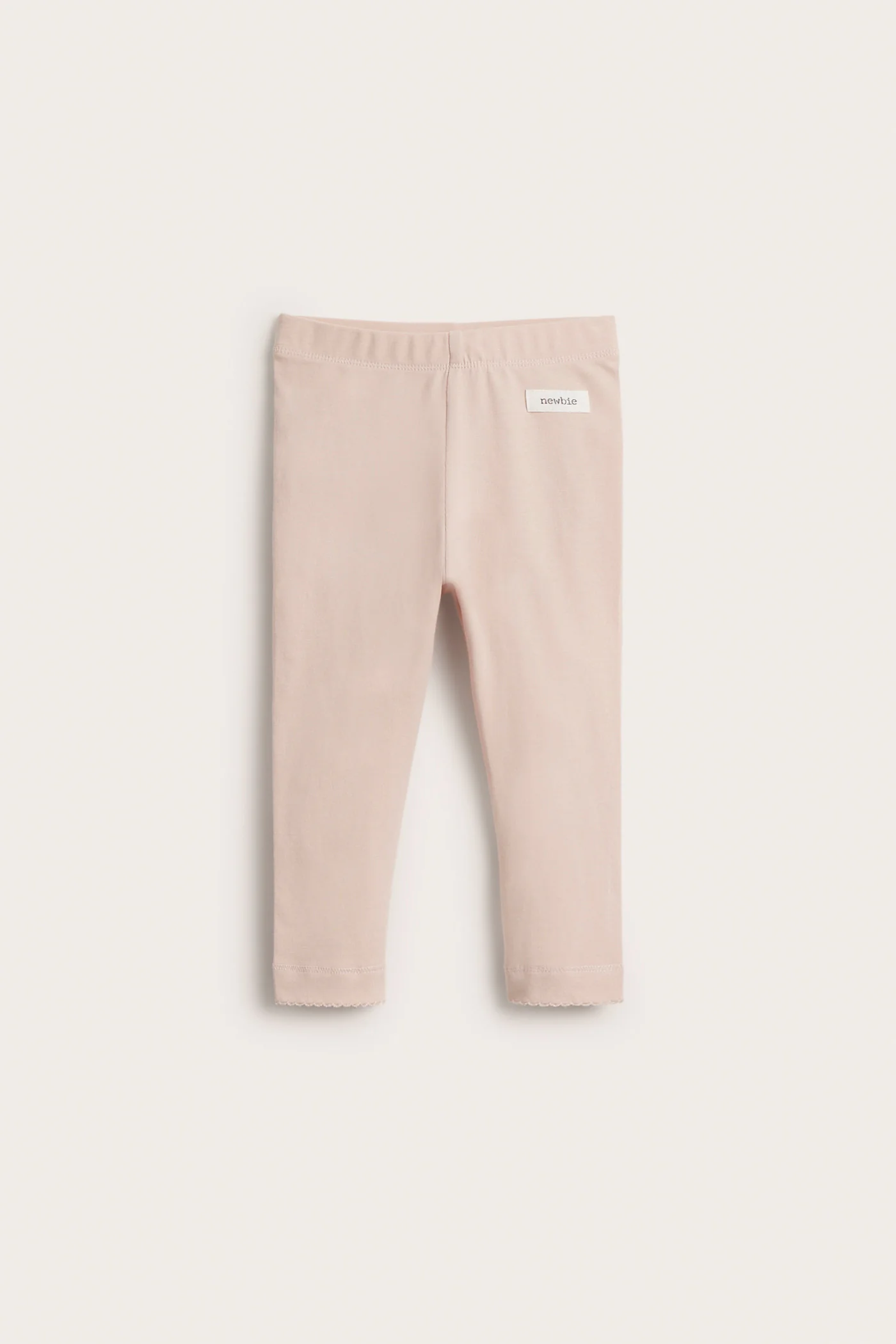 Baby light pink leggings with ruffles - Image 4