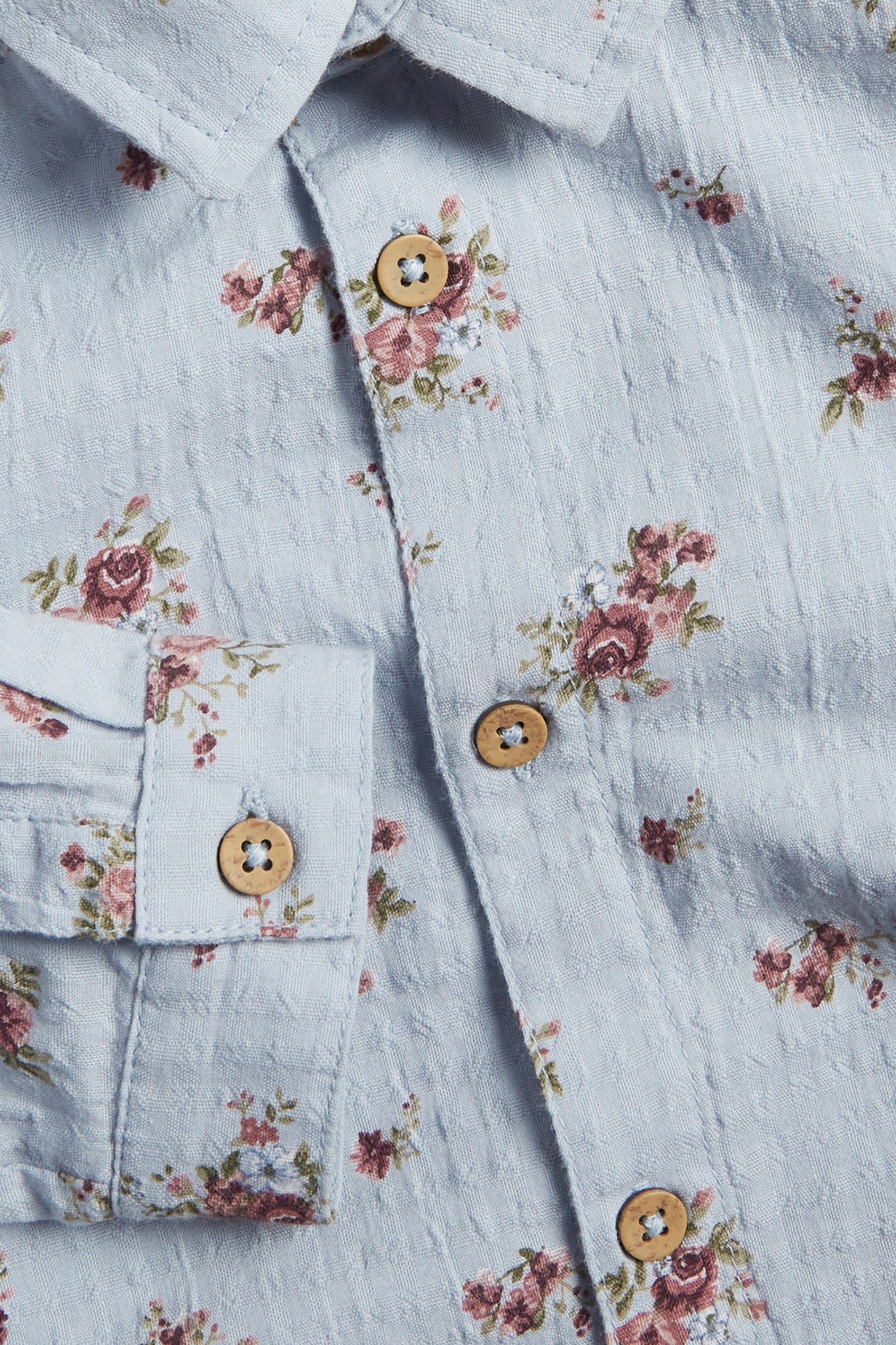 Kids' blue rose shirt - Image 6