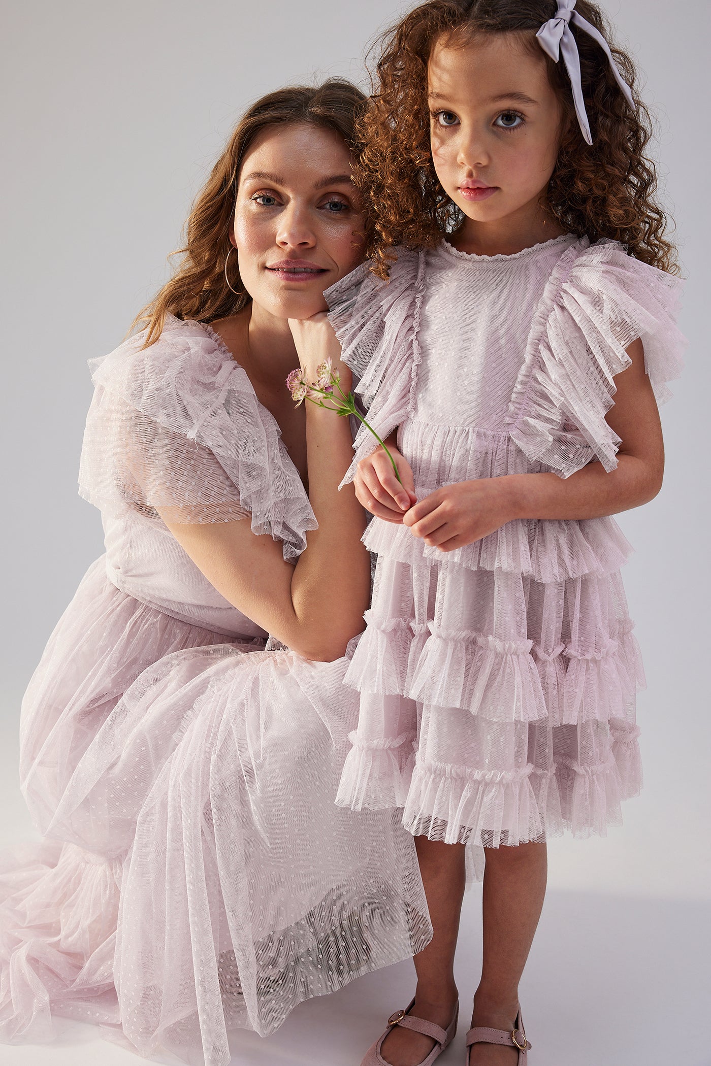 Women's pink mesh dress - Image 4