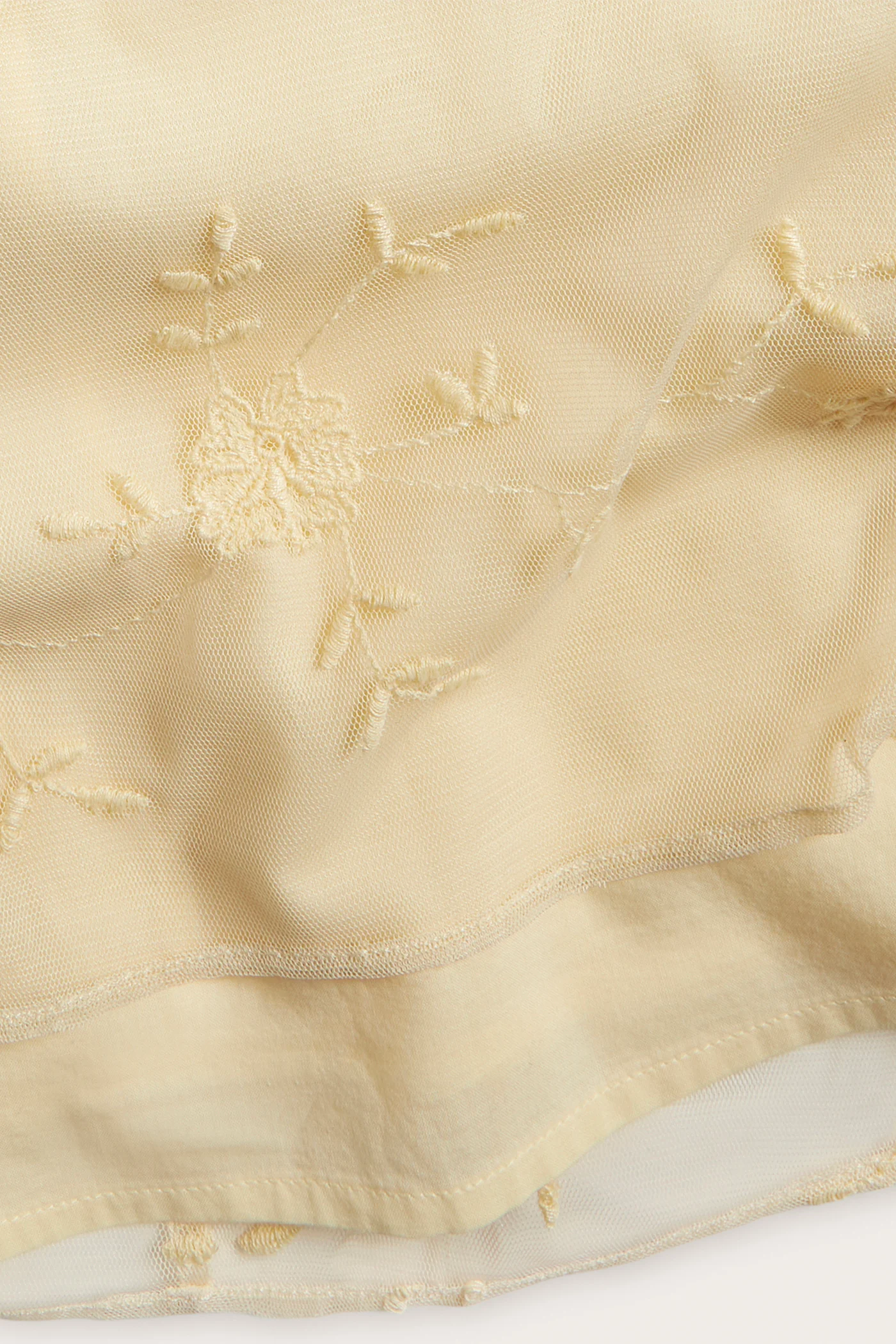 Women's yellow embroidery dress - Image 8