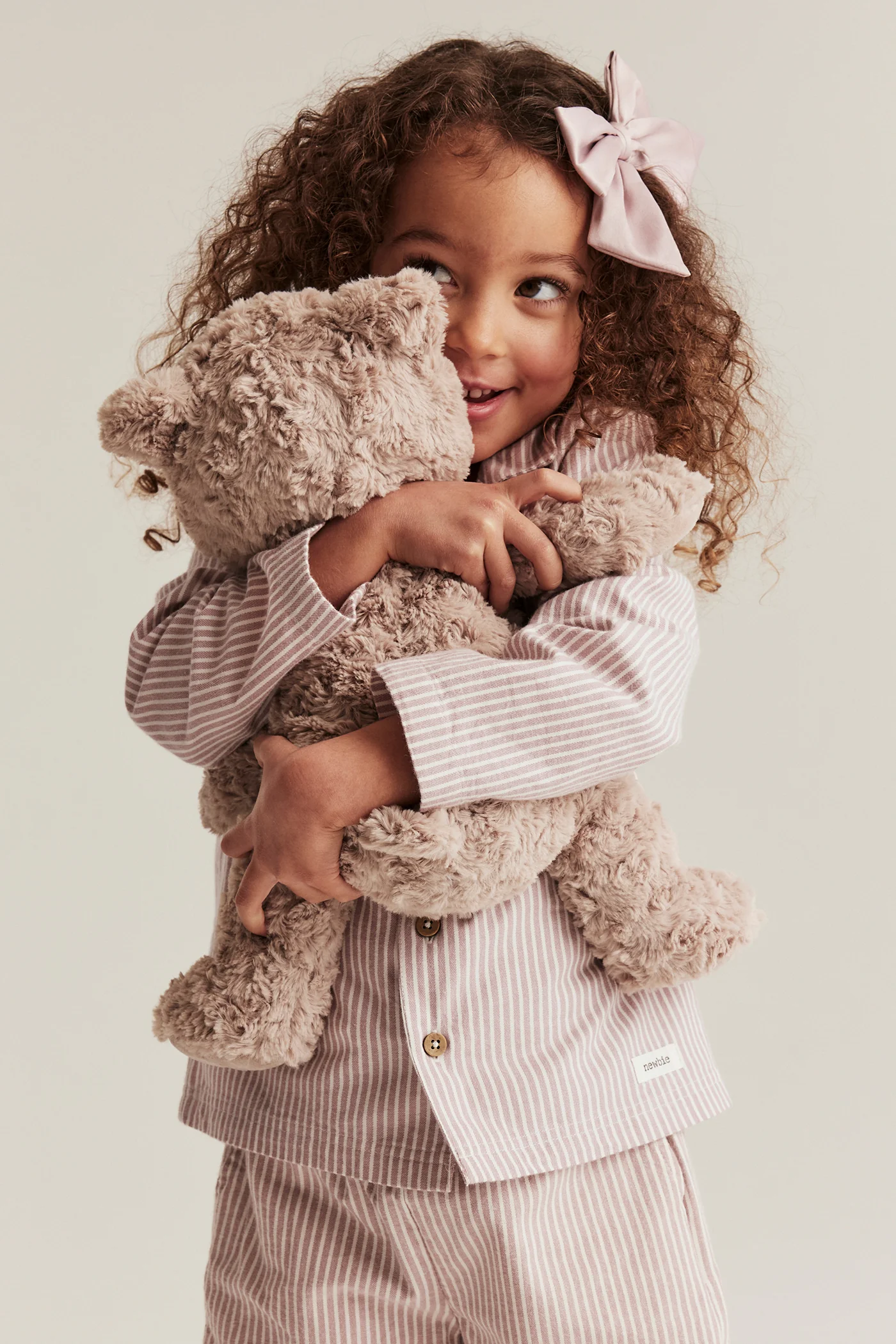 Baby & kids' pink striped pyjamas - Image 5