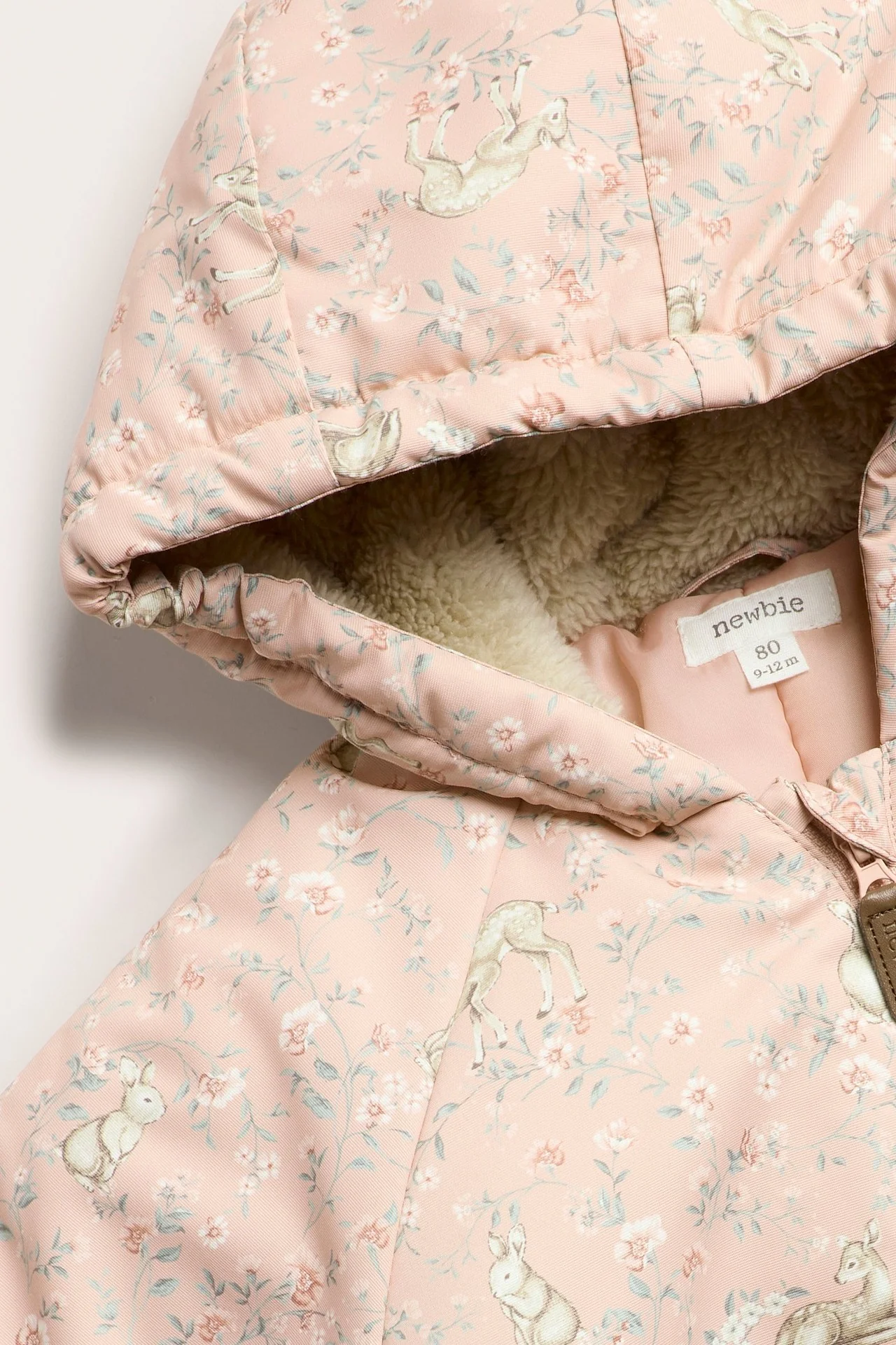 Baby pink floral print coverall - Image 3