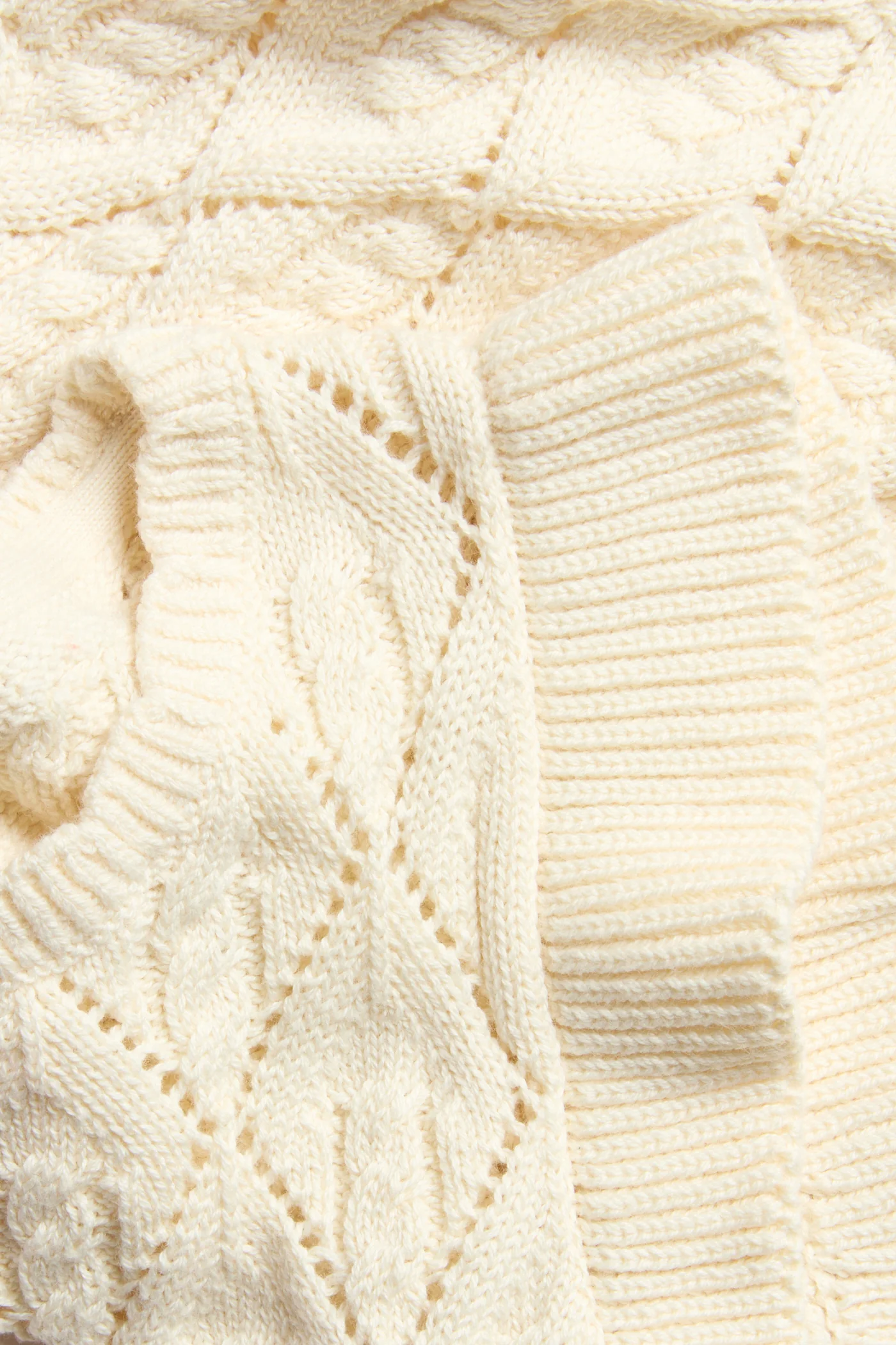 Kids beige knitted vest - Image 2