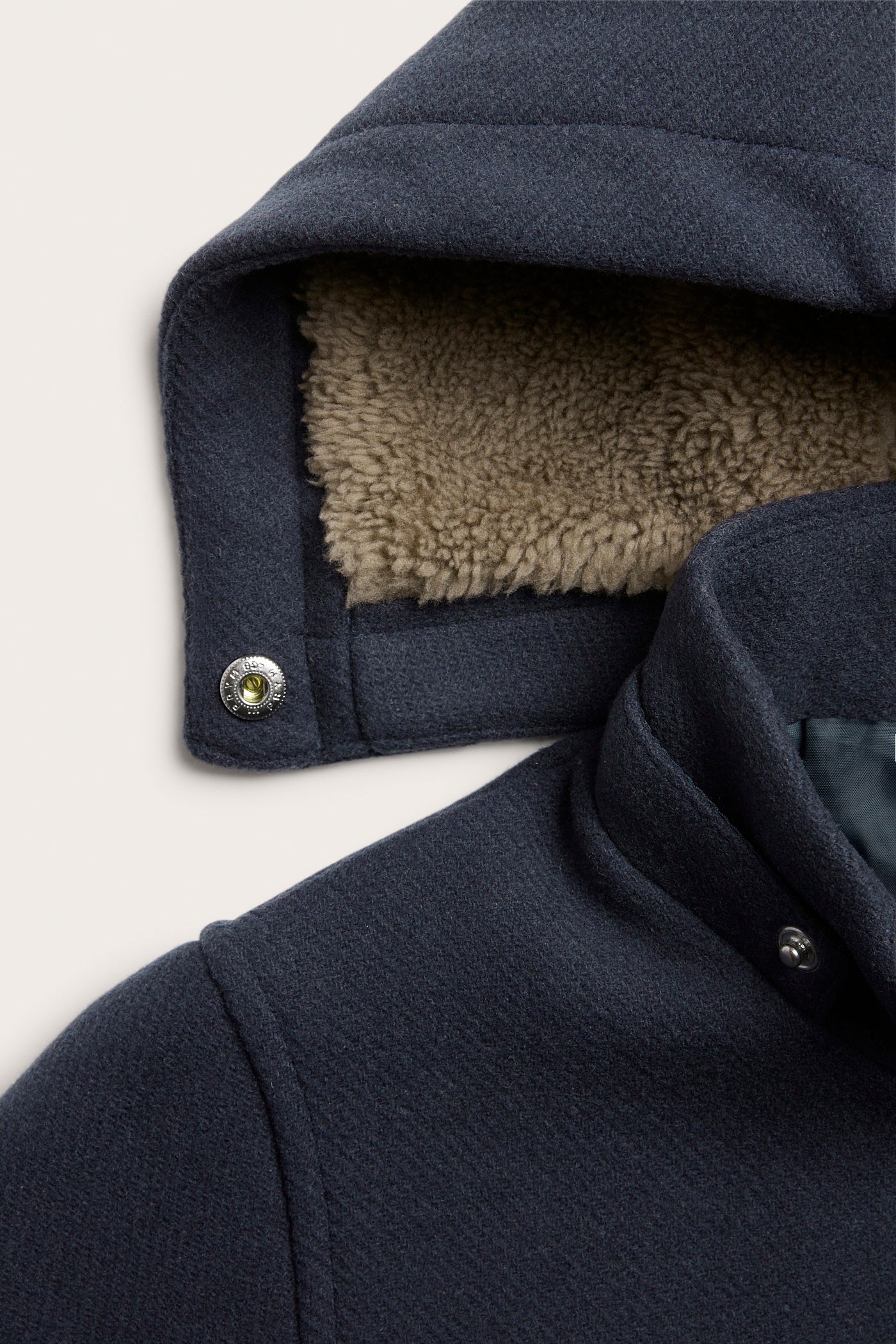 Kids' blue coat with detachable hood - Image 5