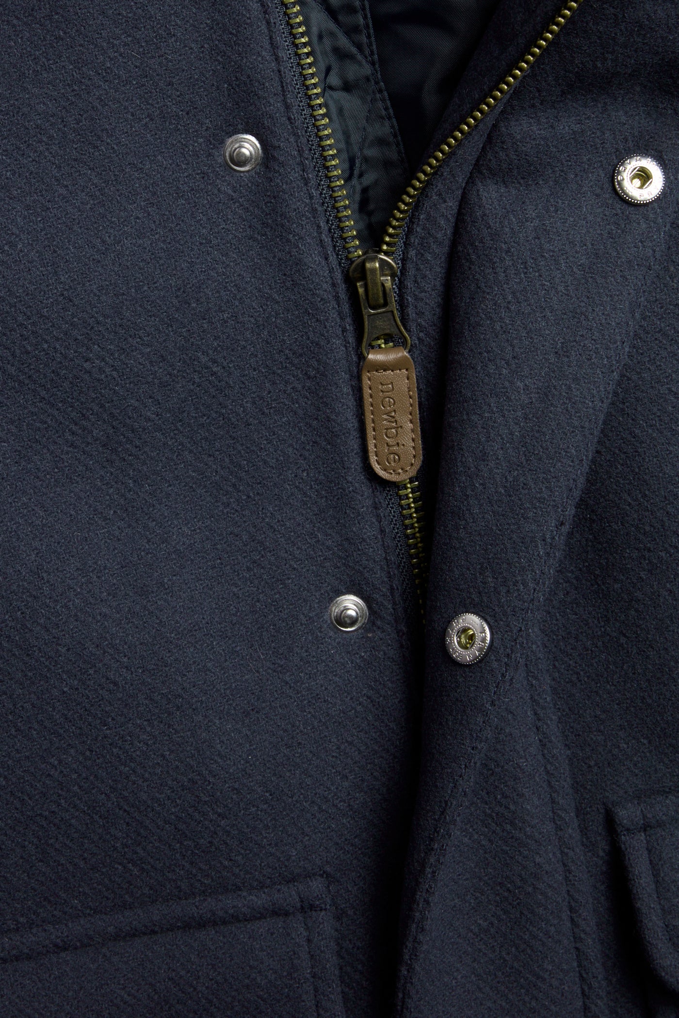 Kids' blue coat with detachable hood - Image 6