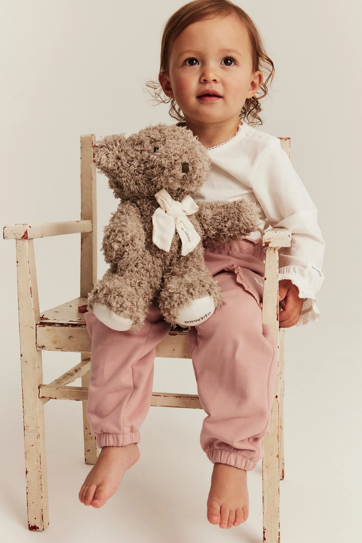 Baby light pink joggers - Image 2
