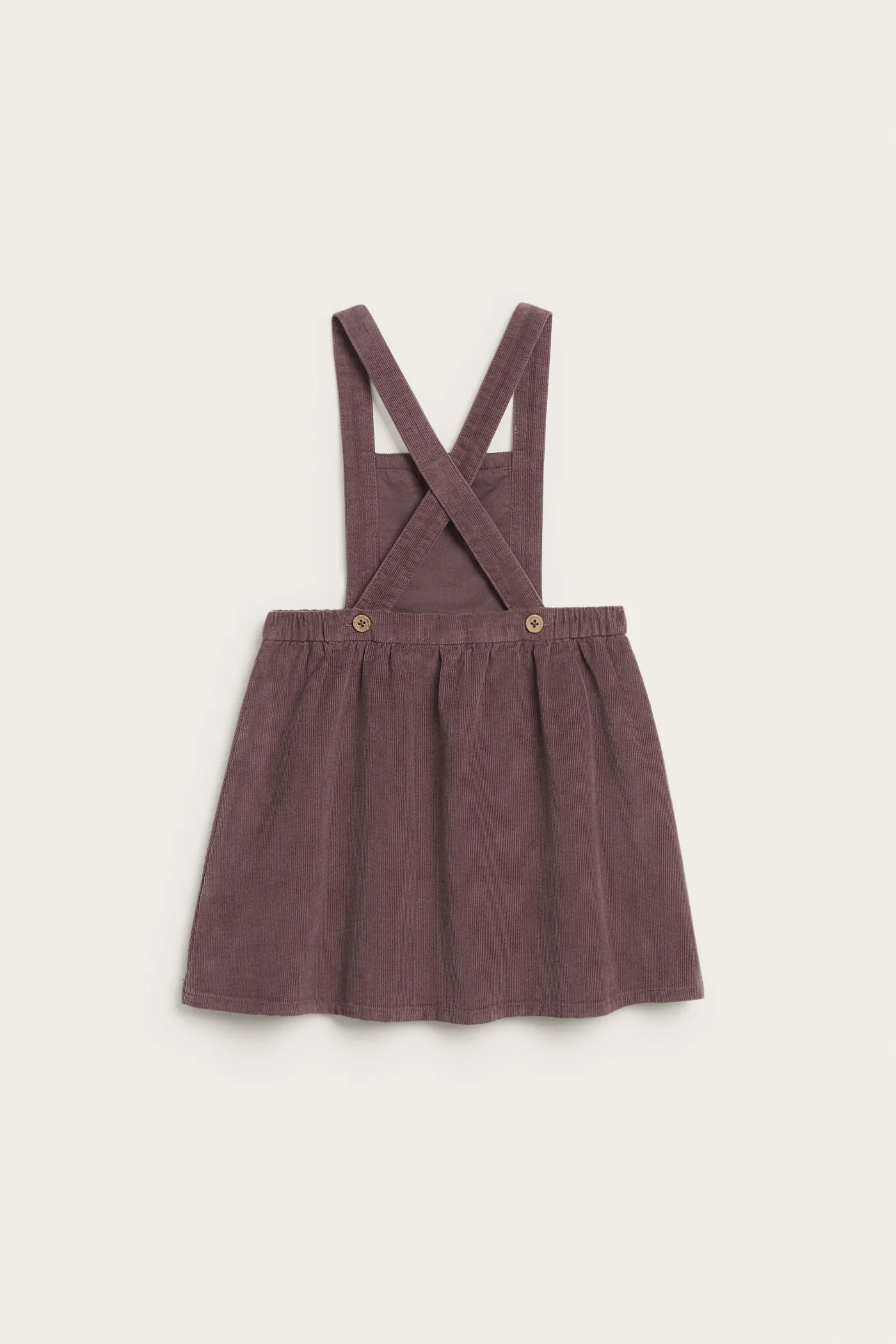 Baby lilac corduroy pinafore dress - Image 5