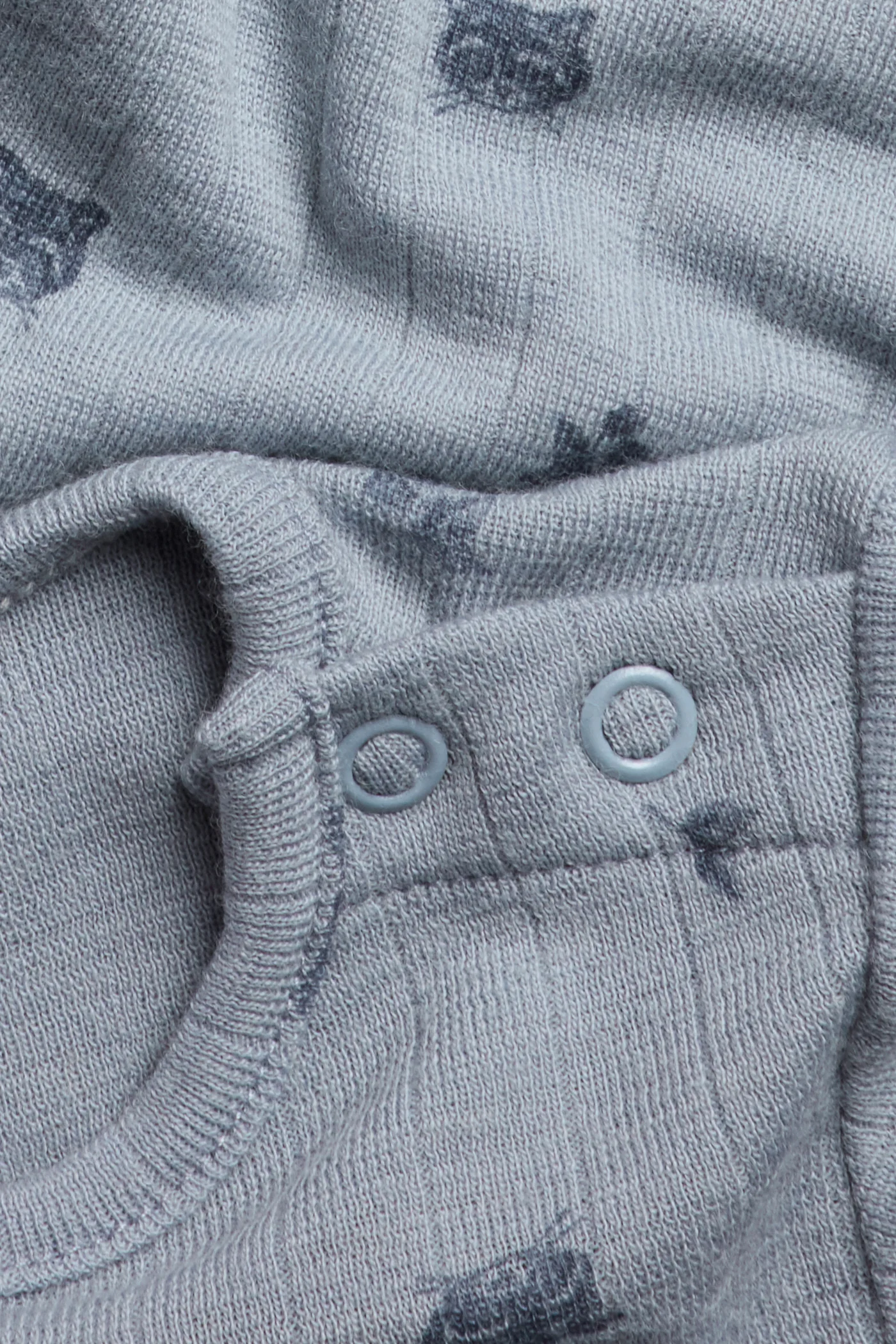 Baby blue raccoon wool bodysuit - Image 2