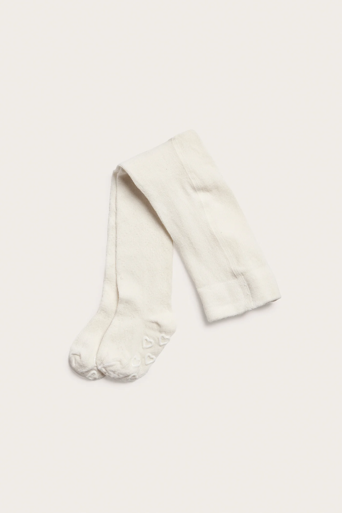 Baby white patterned tights