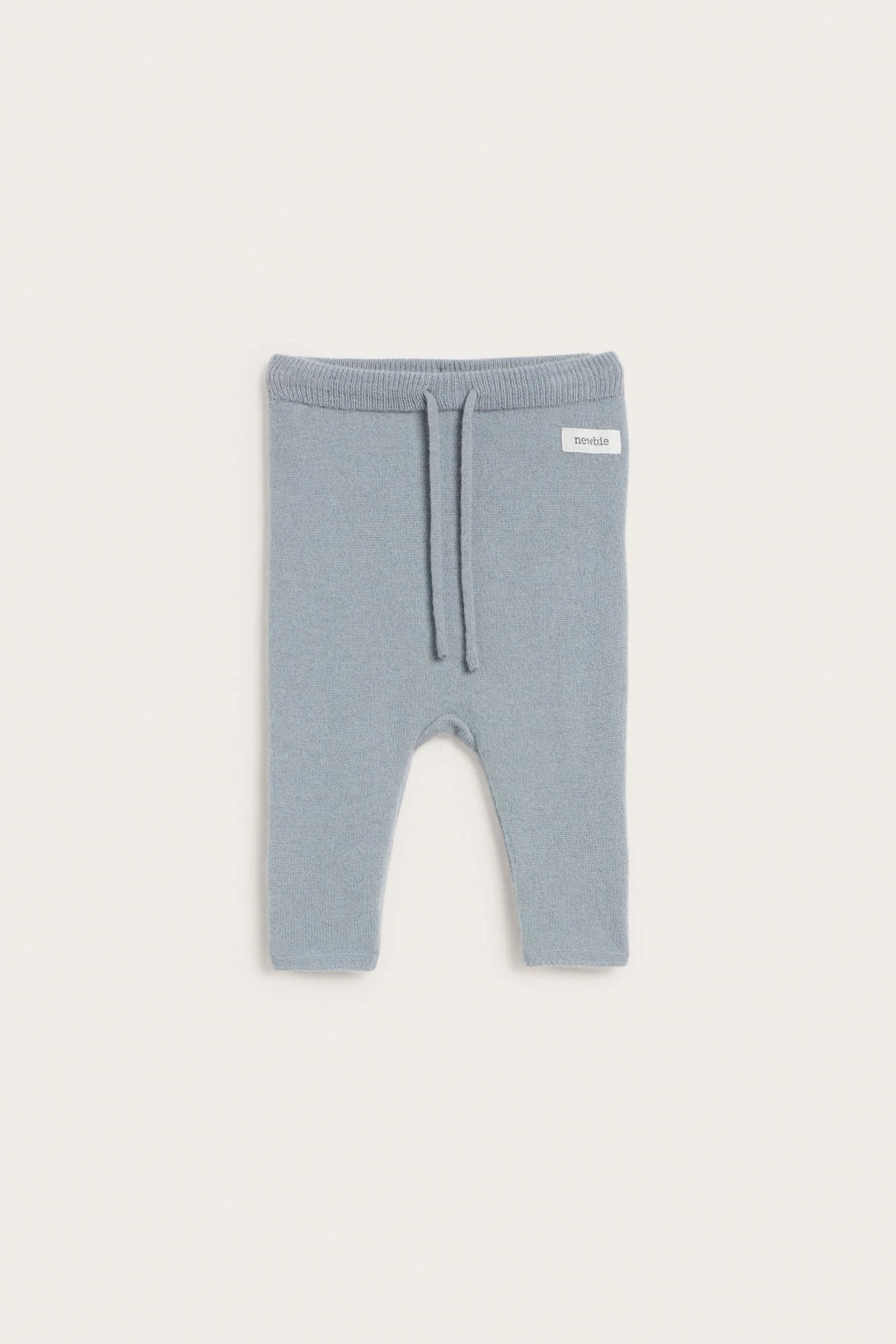 Baby blue wool-cashmere leggings - Image 2