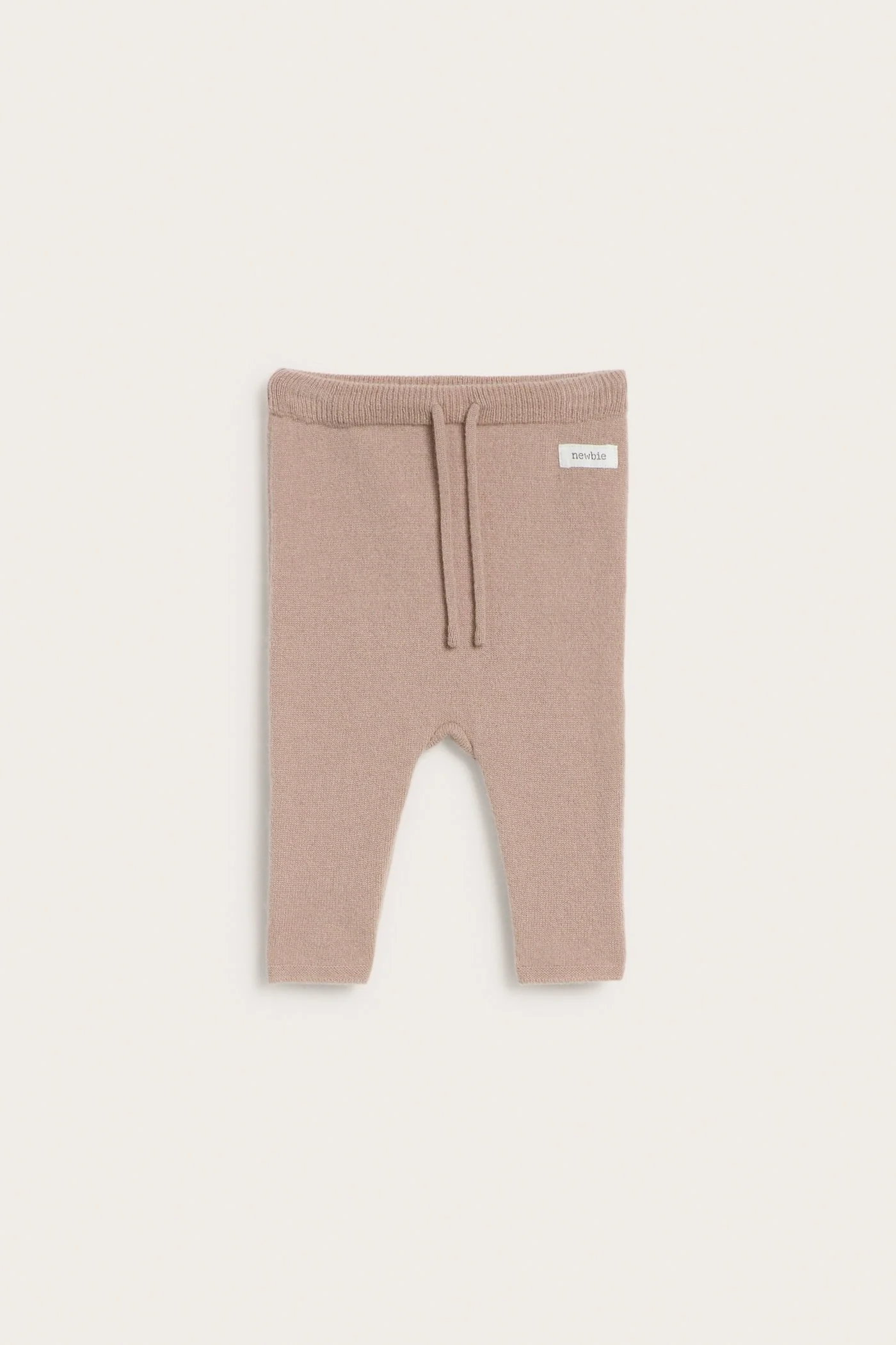 Baby pink wool-cashmere leggings - Image 2