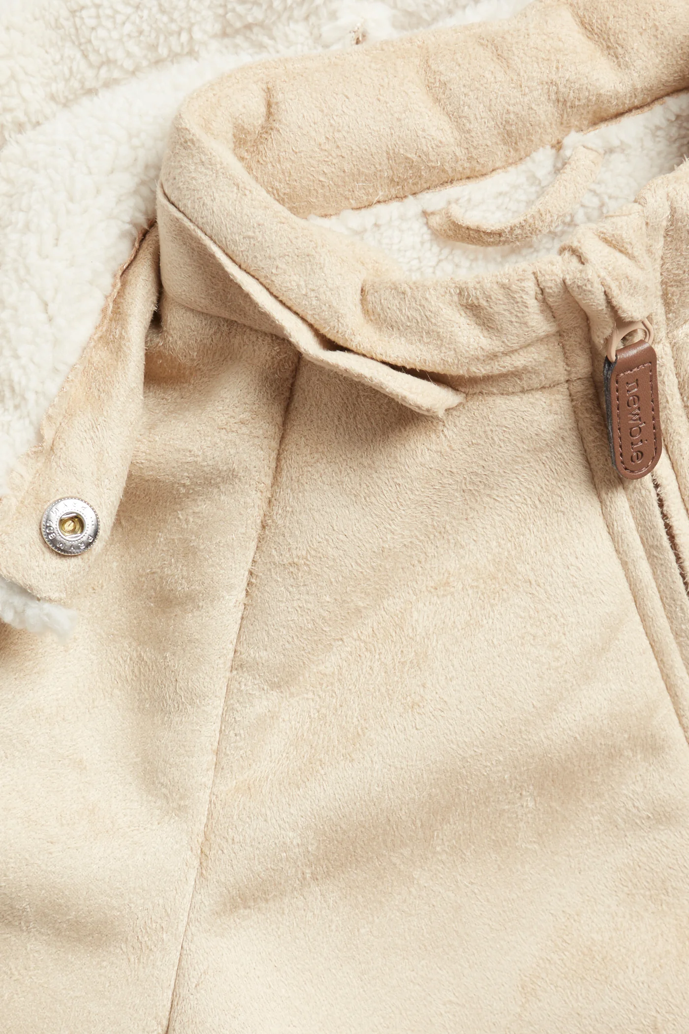 Kids´ beige shearling jacket - Image 2