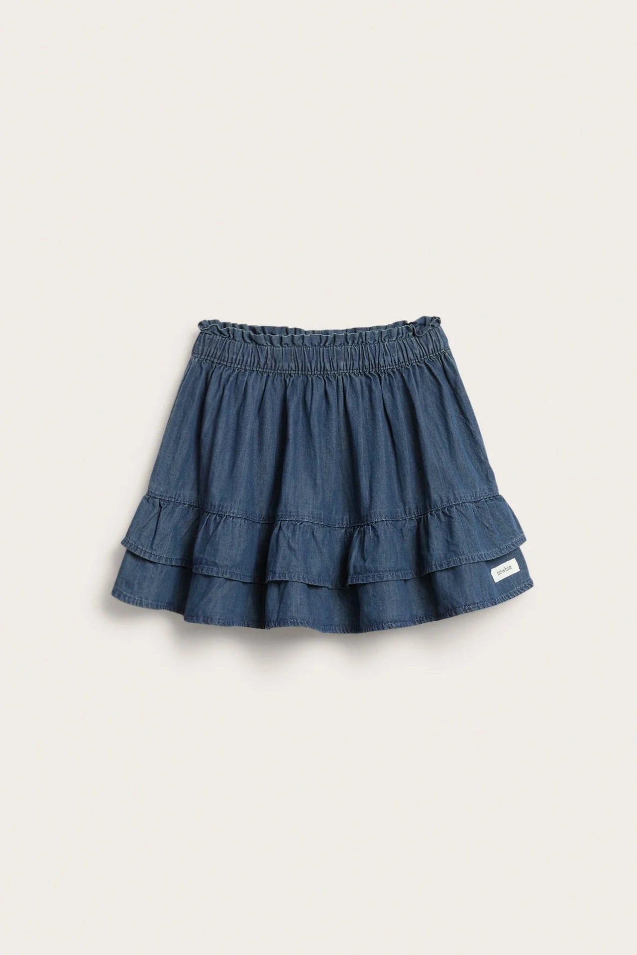 Baby & kids' blue denim skirt with frills - Image 3