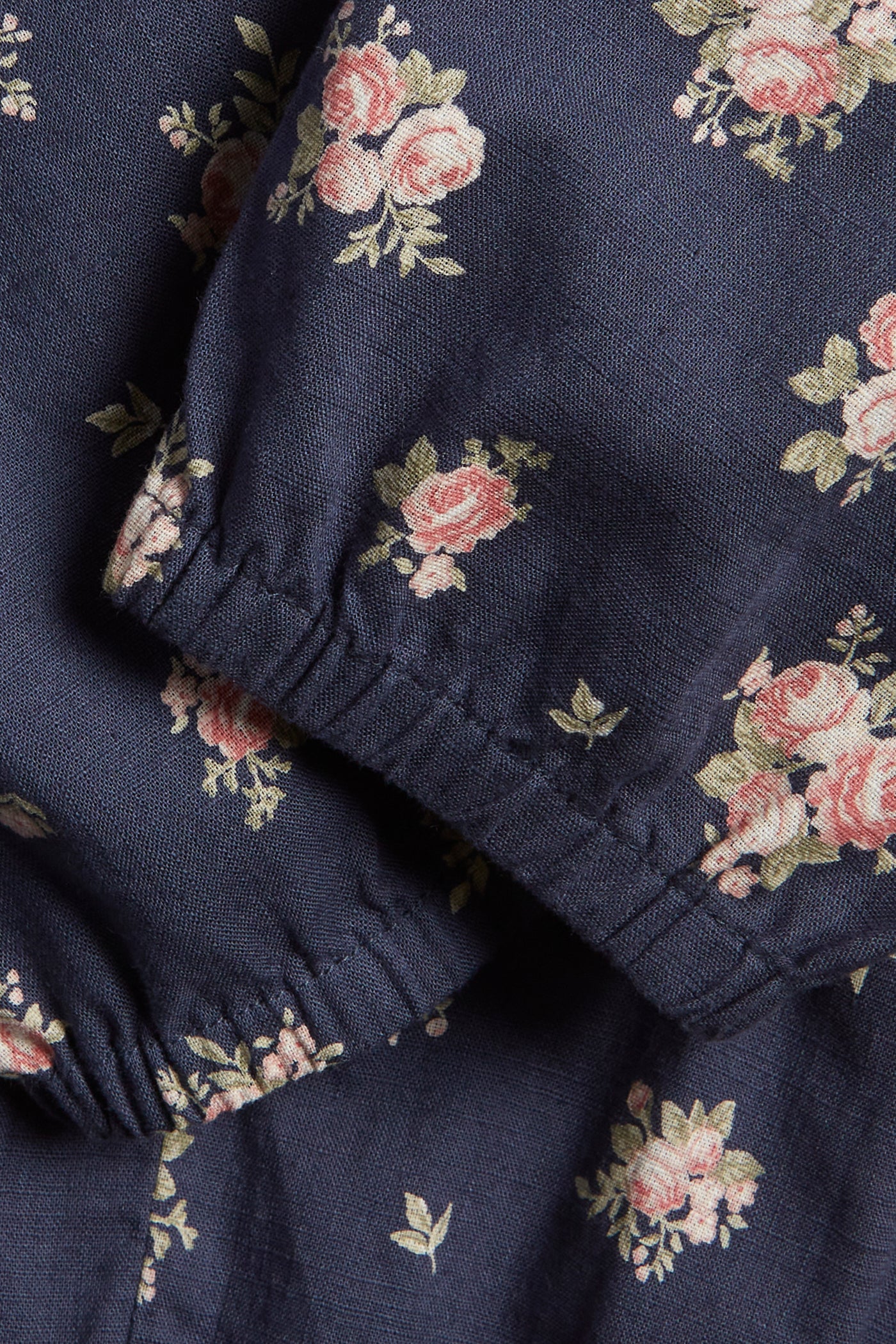 Baby blue floral trousers - Image 2