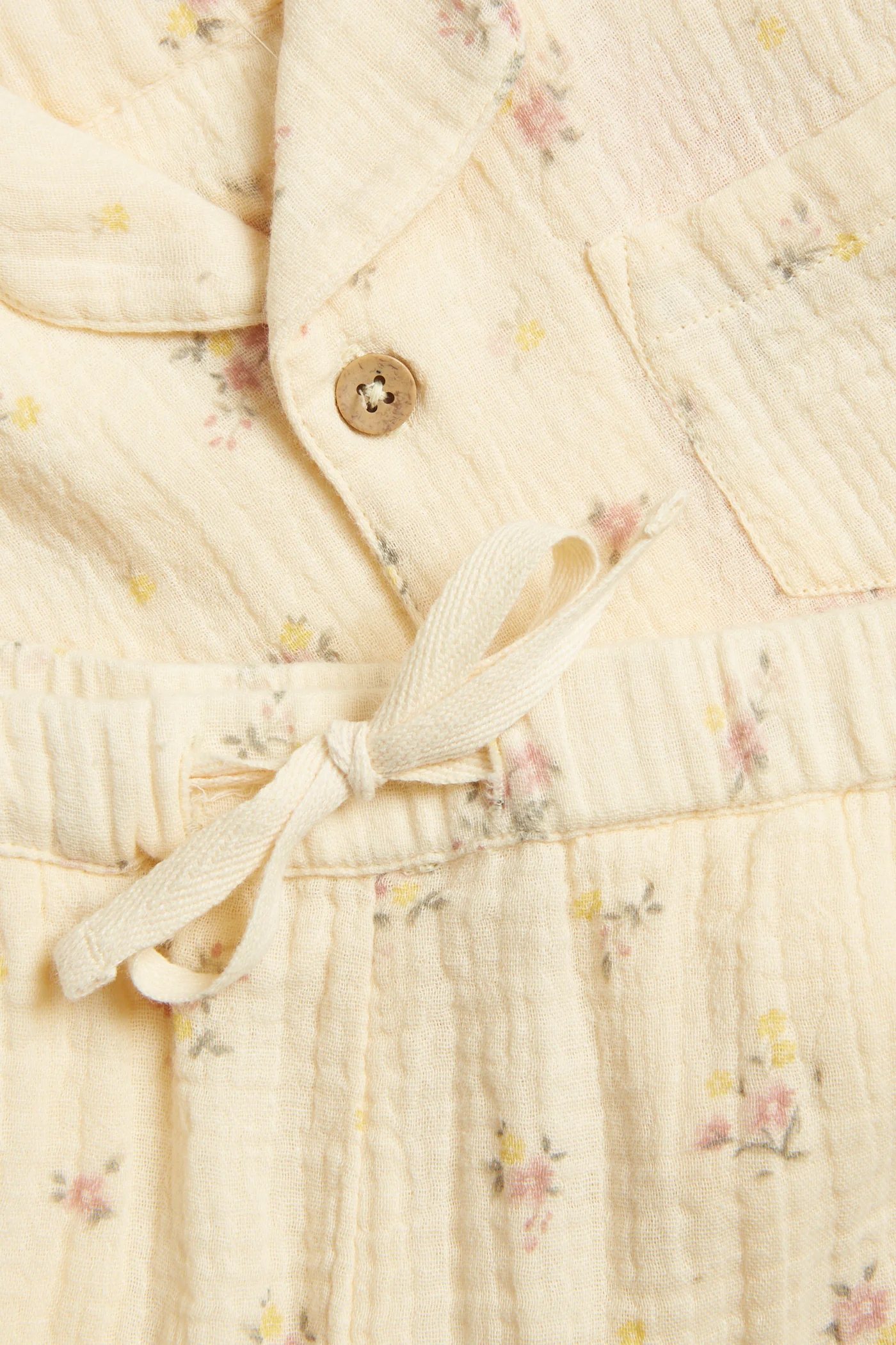Baby & kids' yellow floral pyjamas - Image 2