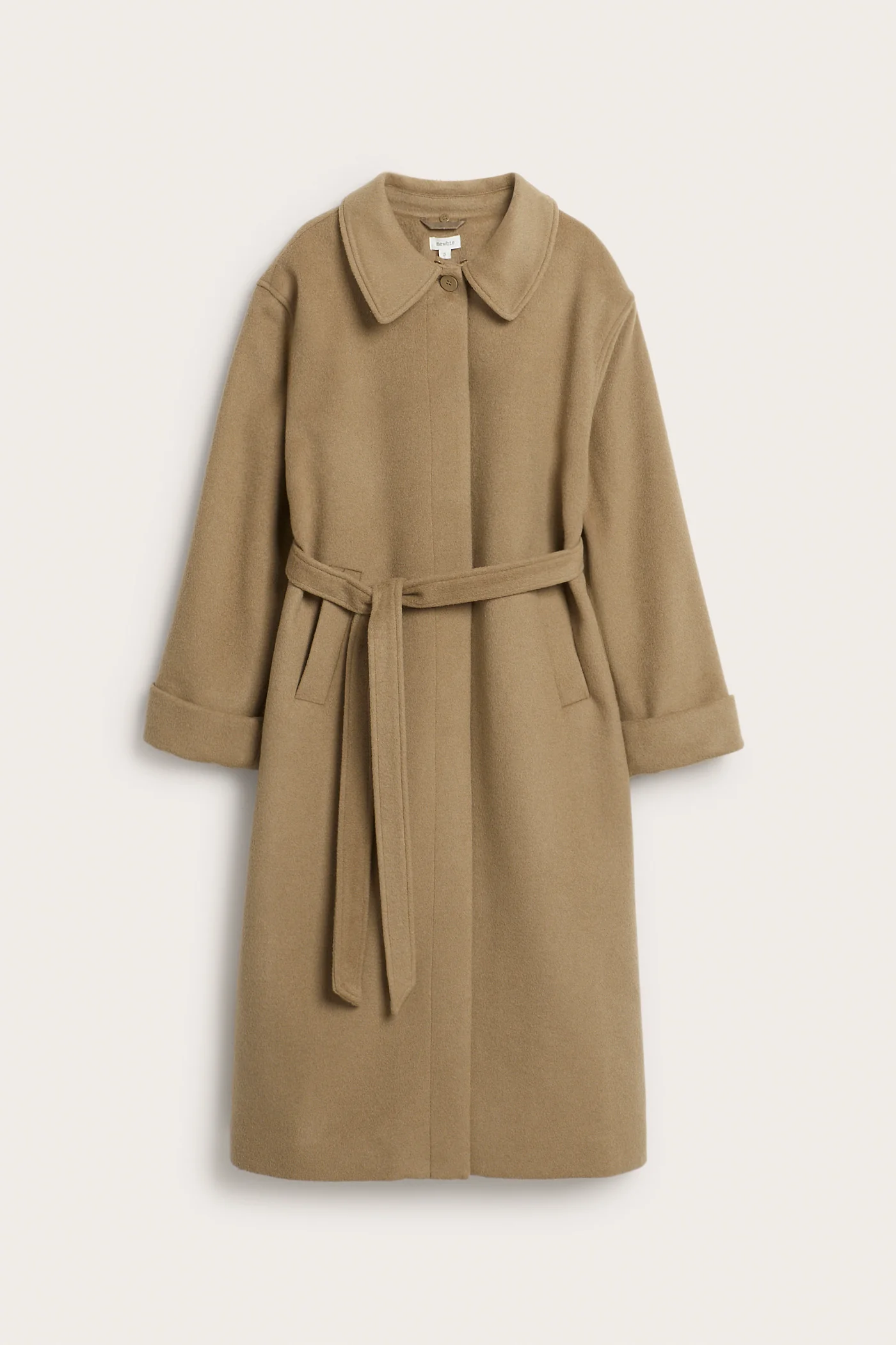 Women's brown wool blended coat - Image 11