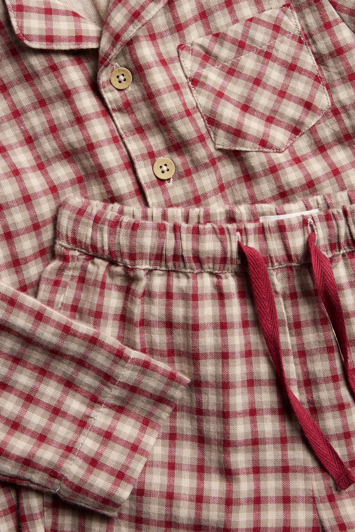 Baby & kids´ red checked pyjamas - Image 4