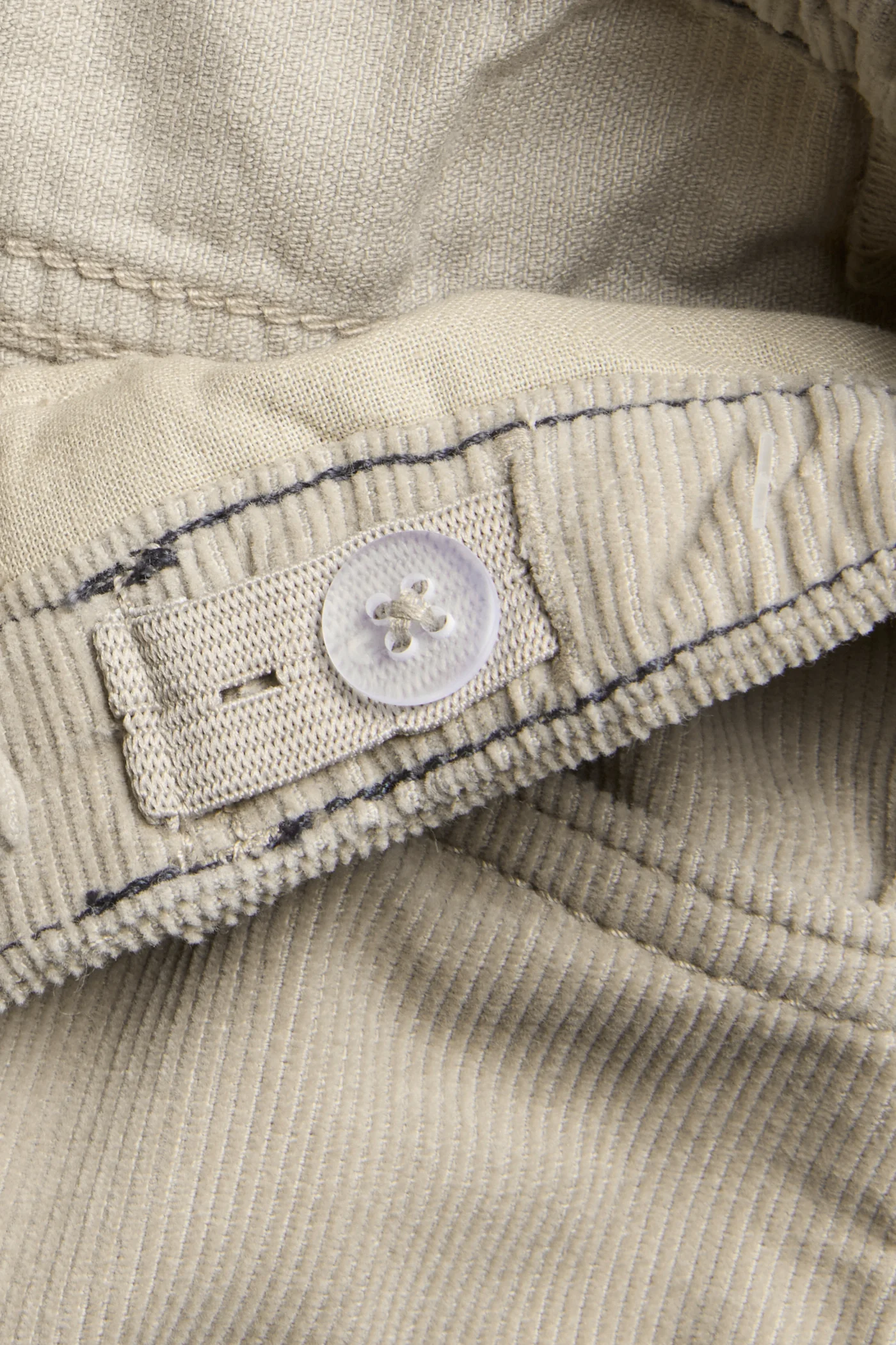 Kids´ beige woven conduroy trousers - Image 2