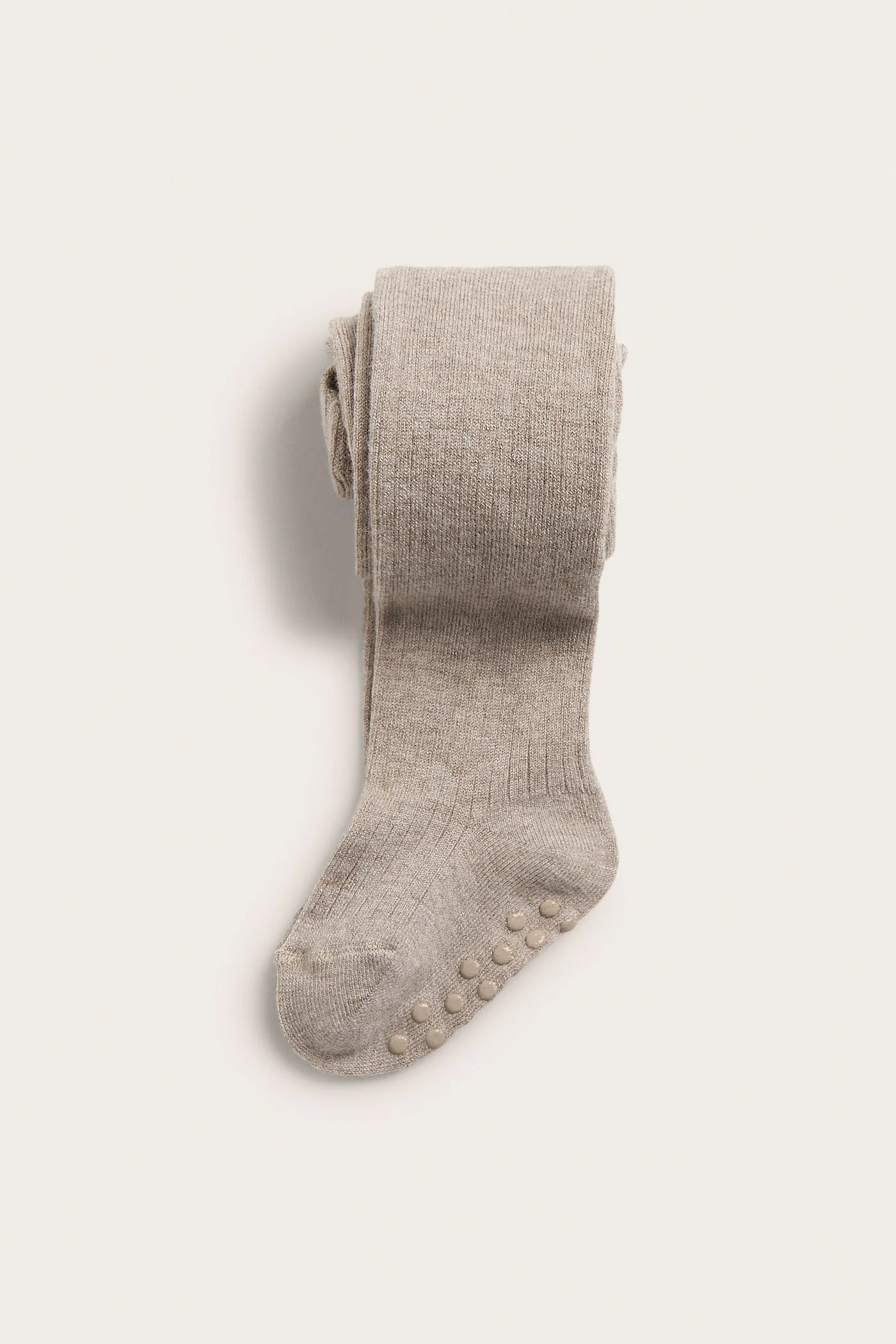 Kids beige wool blend tights