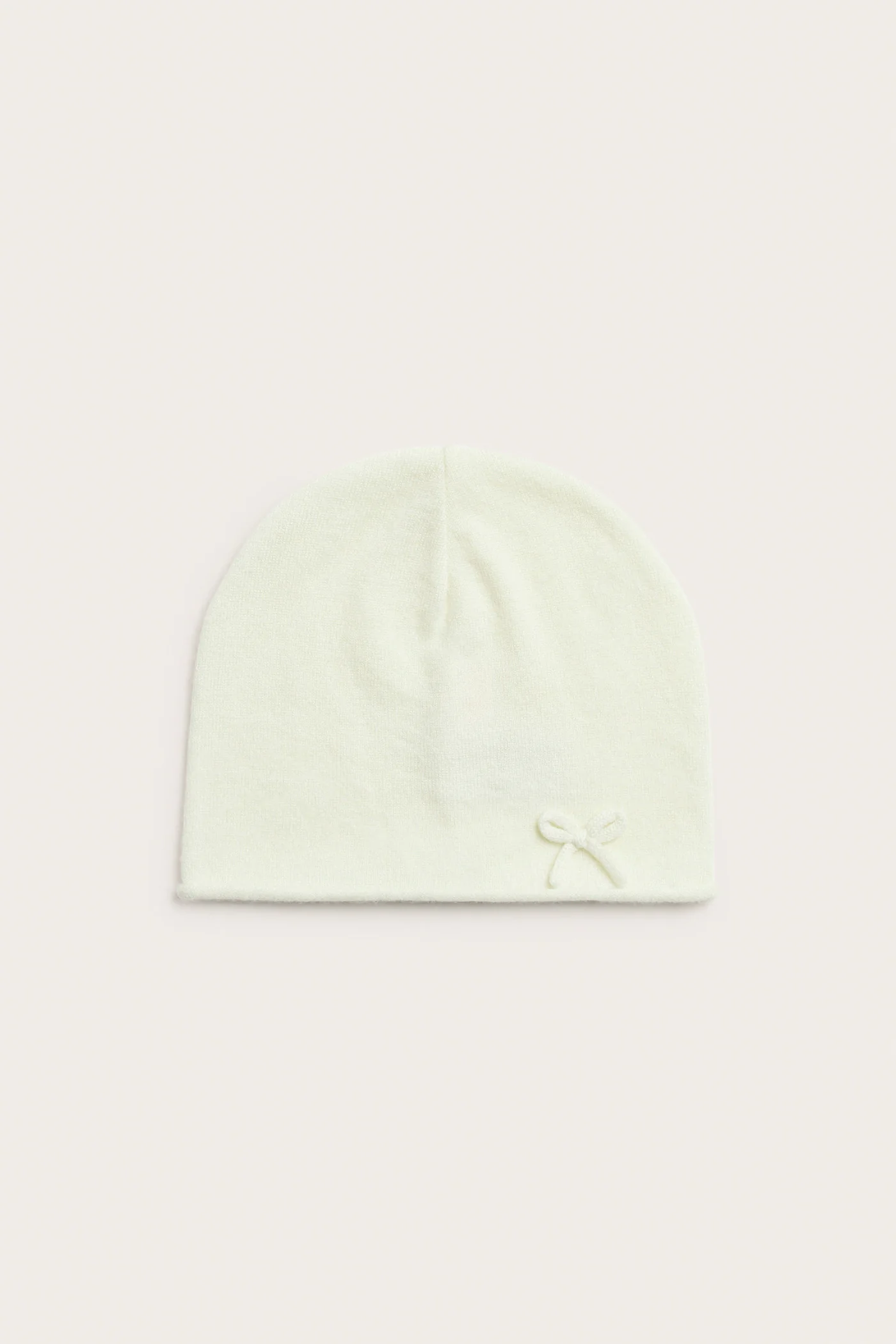 Baby & Kids' white wool and cashmere-blend hat