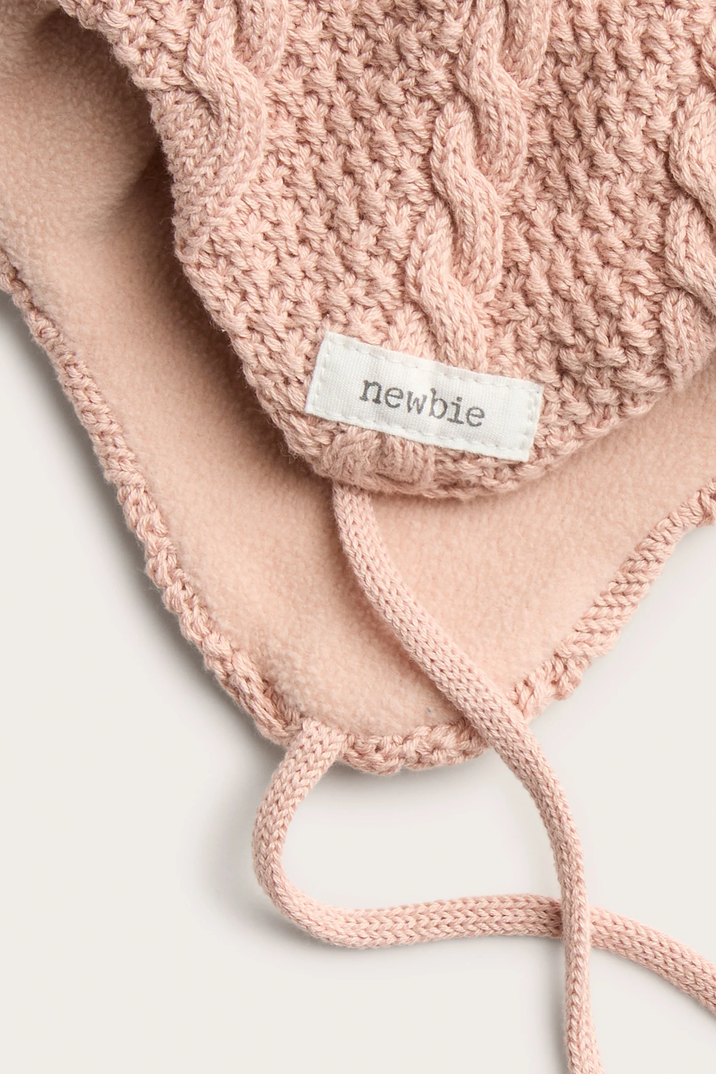Baby & kids pink knitted hat - Image 2